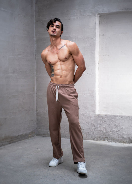Pantalón Grid - Taupe