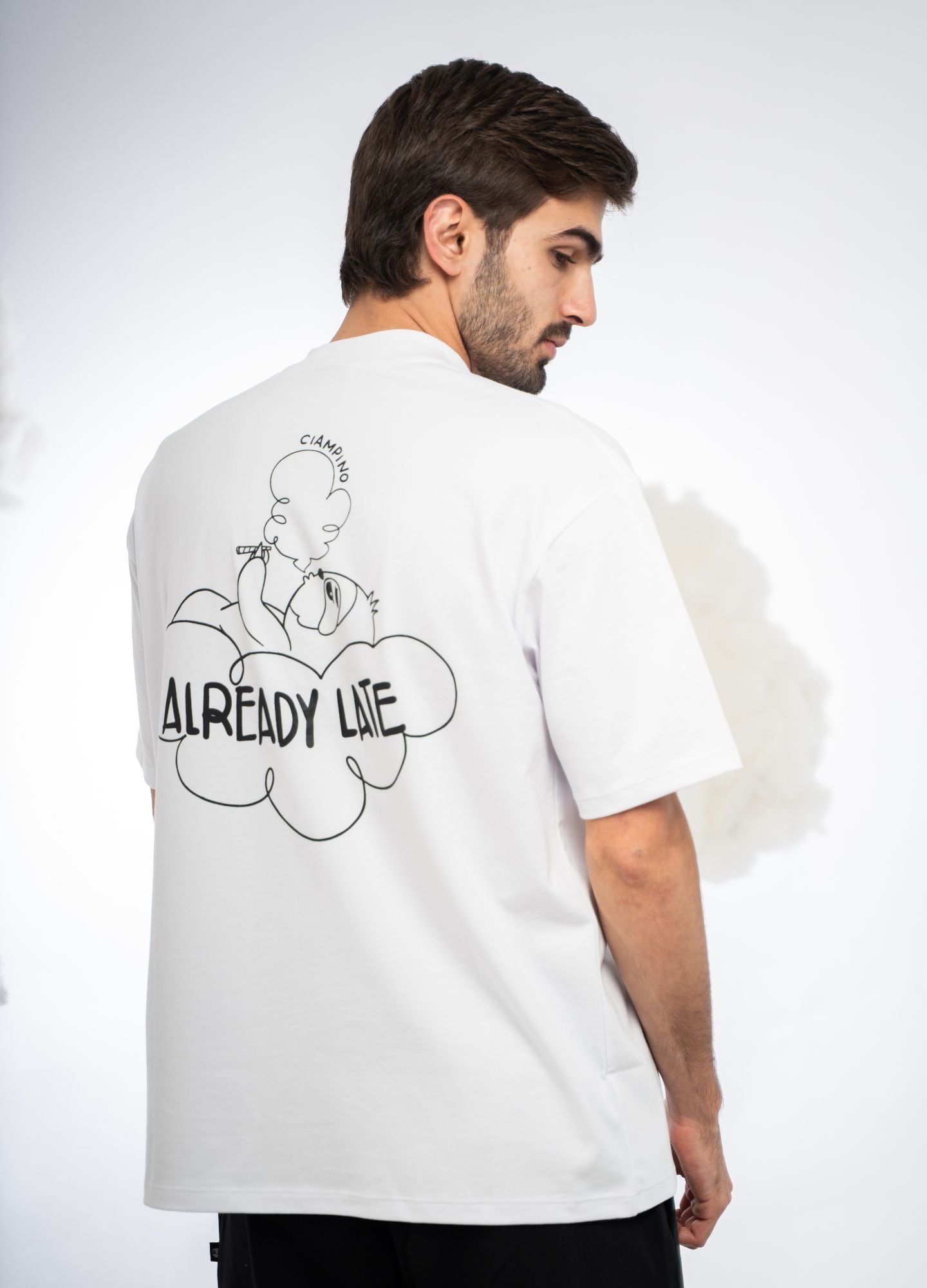 Late Oversized - Blanco