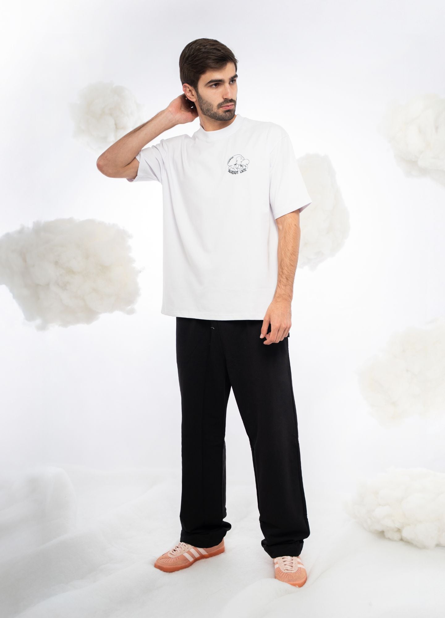 Late Oversized - Blanco