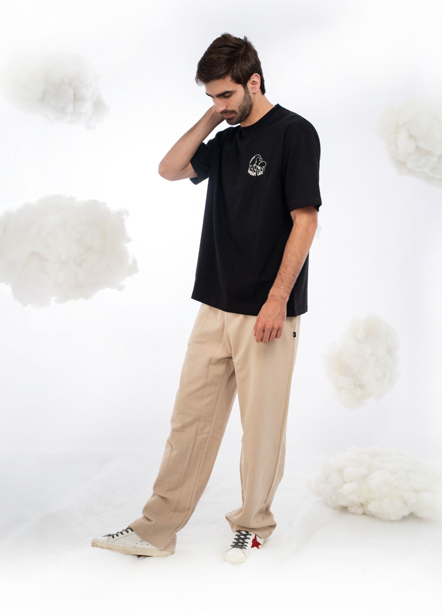 Late Oversized - Negro