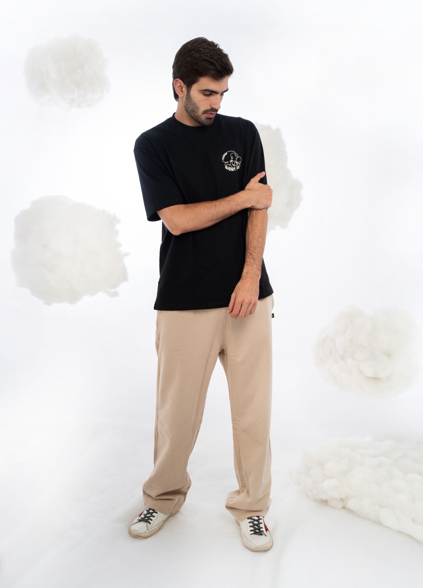 Late Oversized - Negro