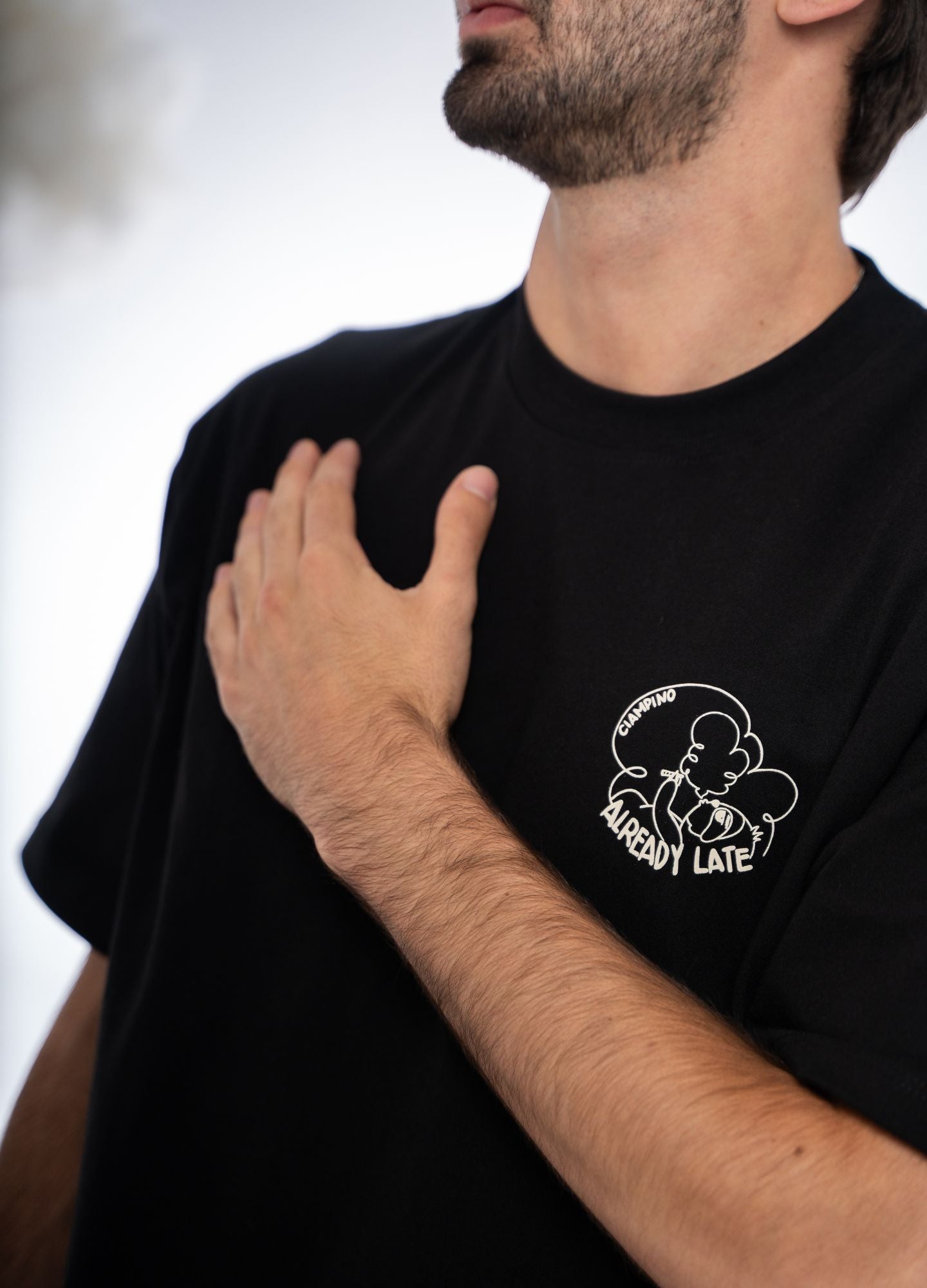Late Oversized - Negro