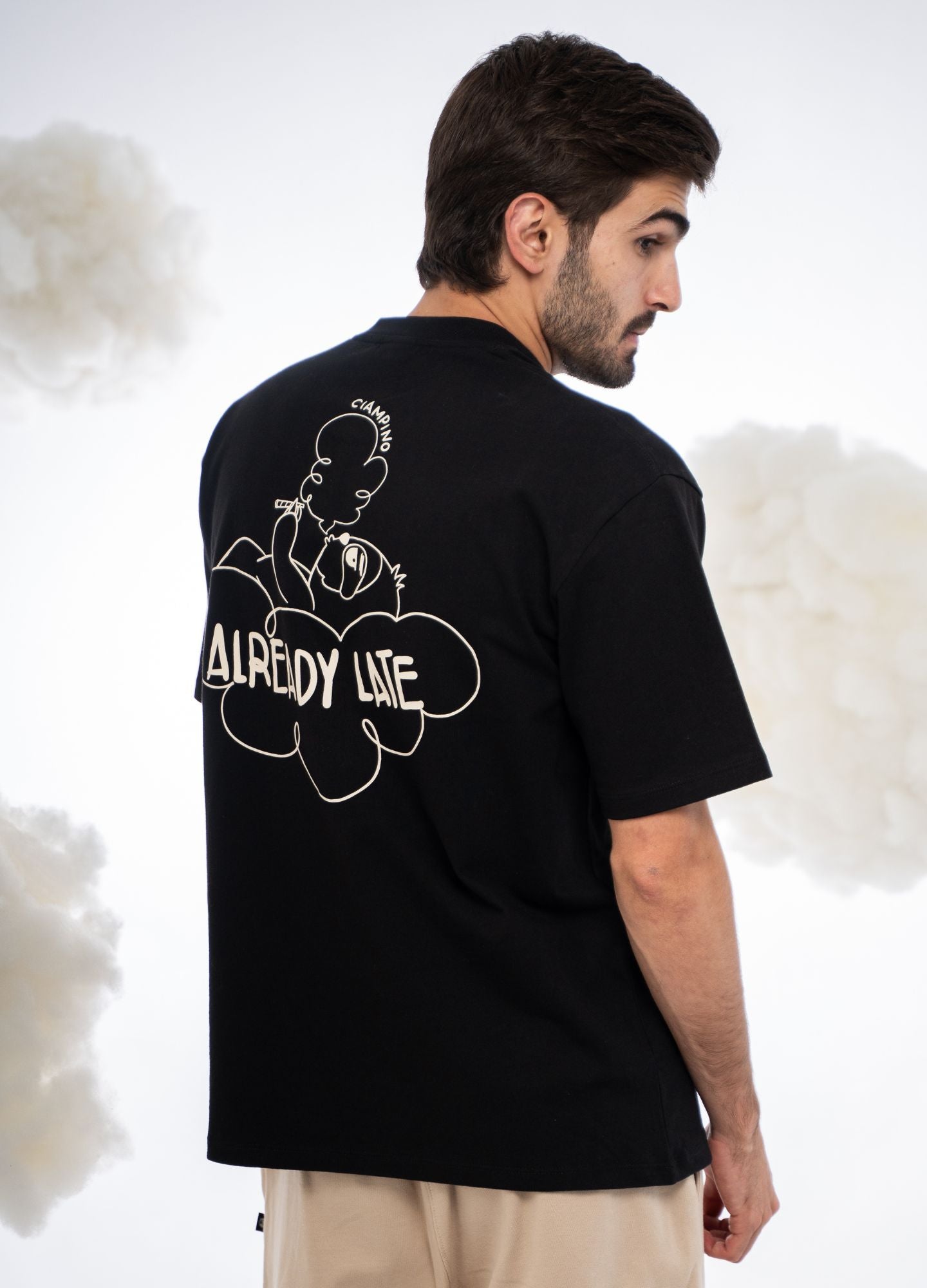 Late Oversized - Negro