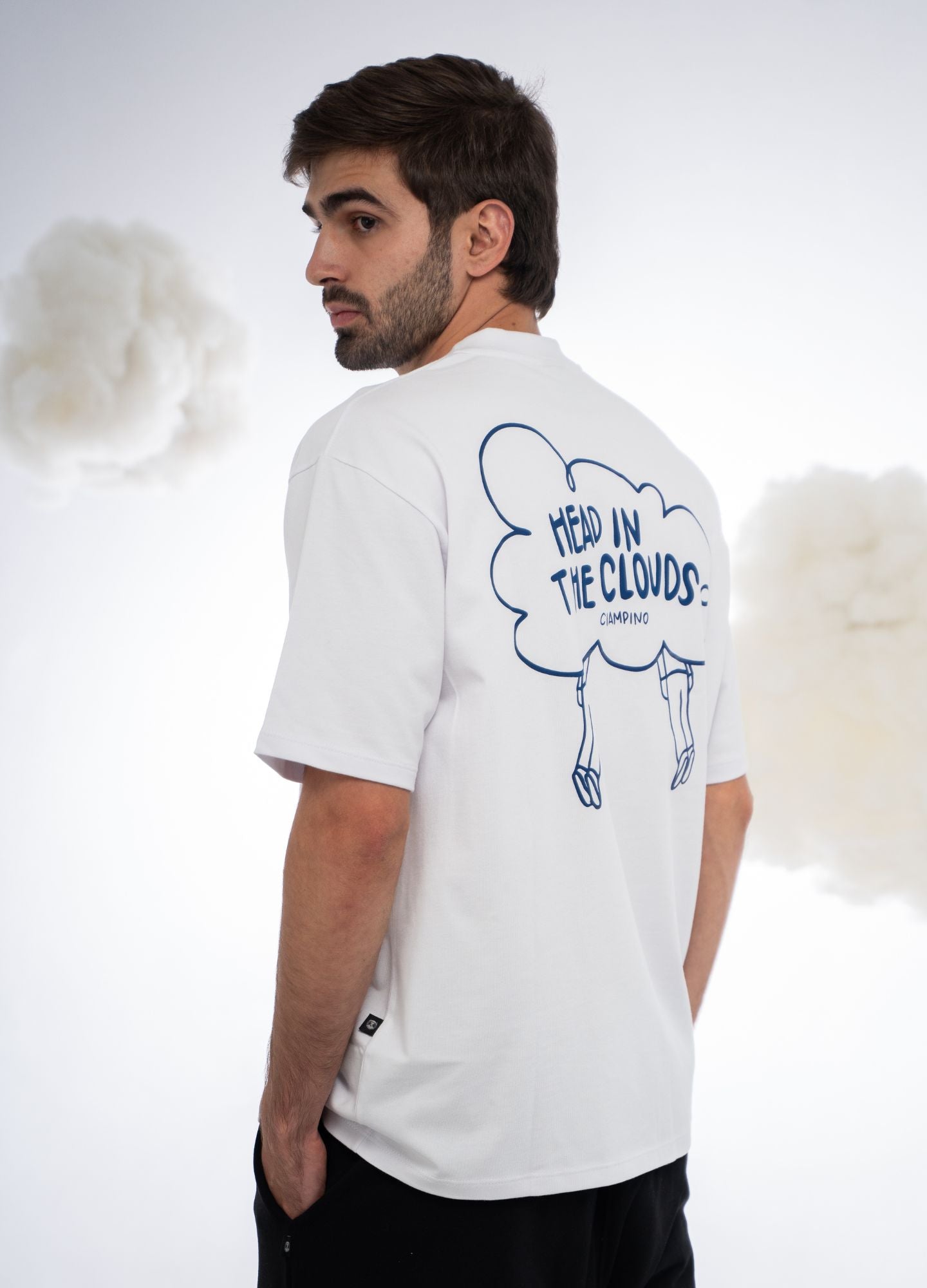 Clouds Oversized - Blanco