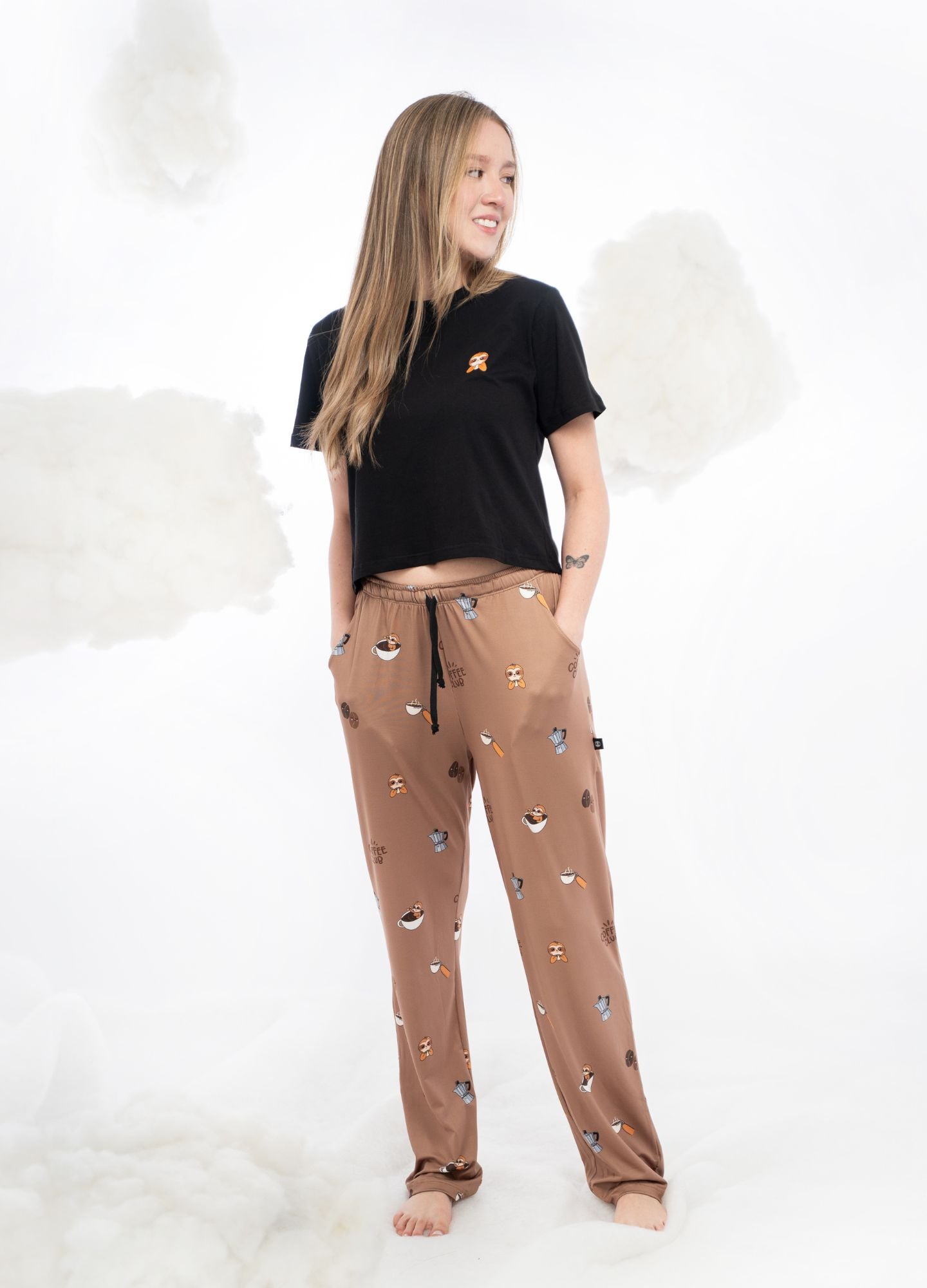 Conjunto Pantalón Cafecito - Café