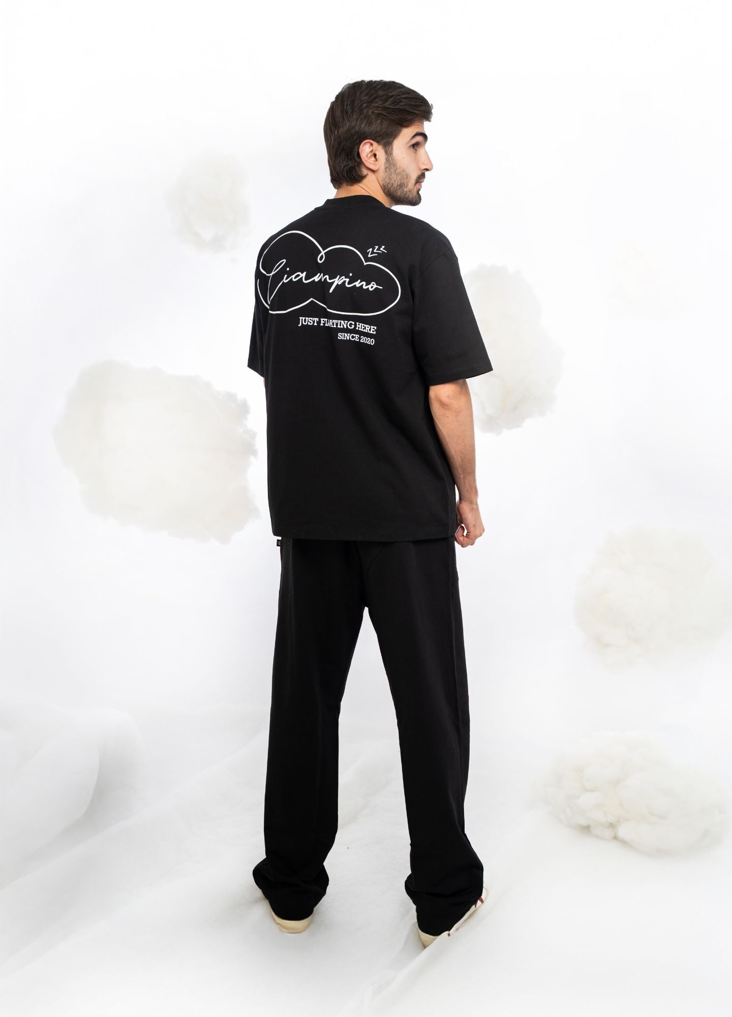 Nubes Oversized - Negro