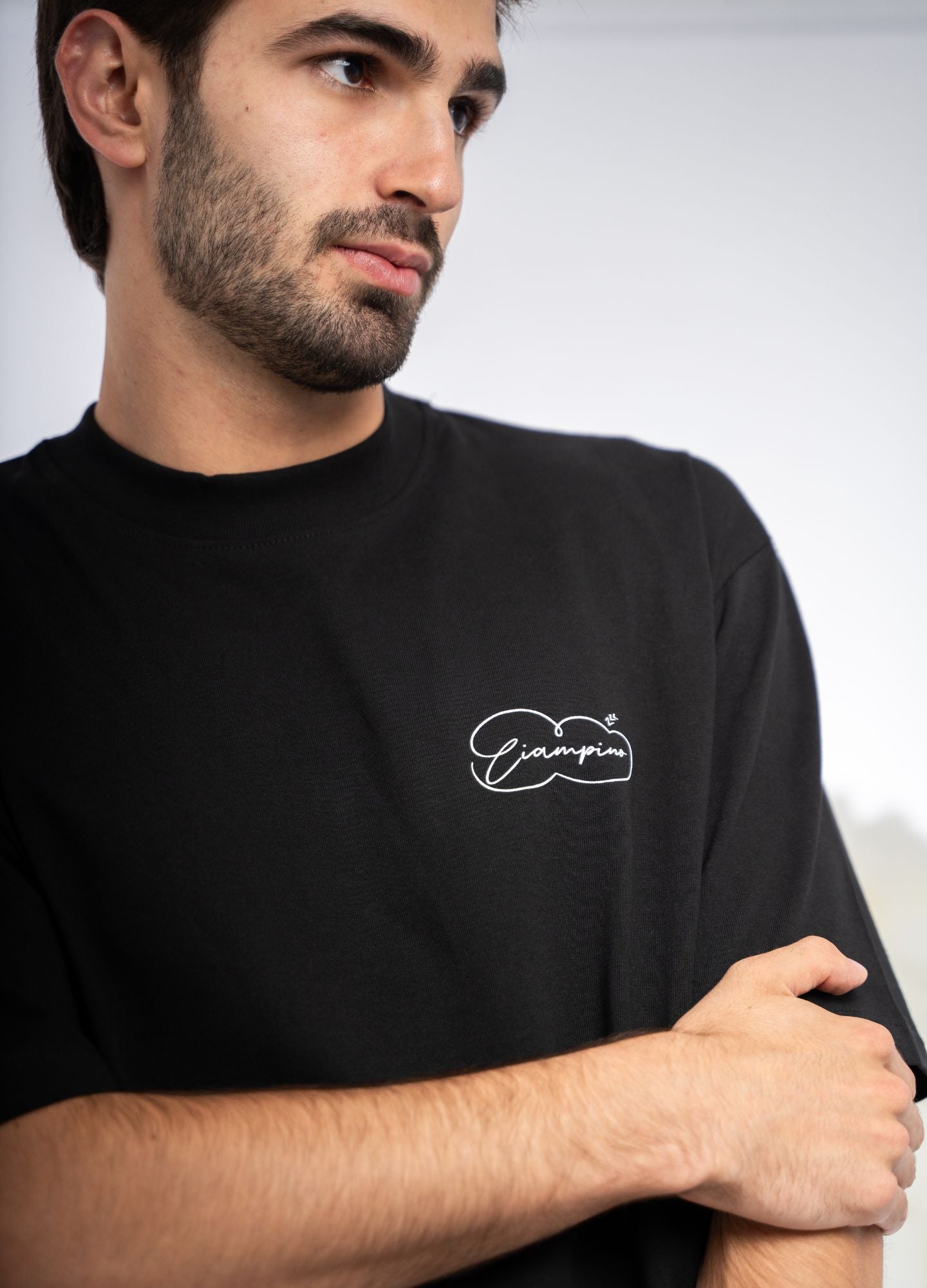 Nubes Oversized - Negro