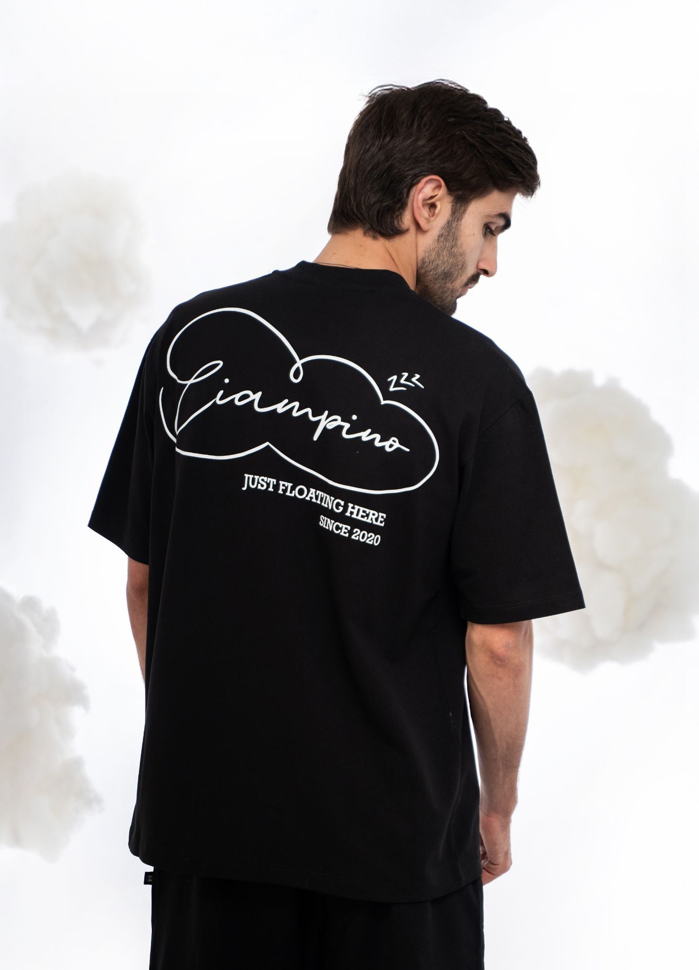 Nubes Oversized - Negro