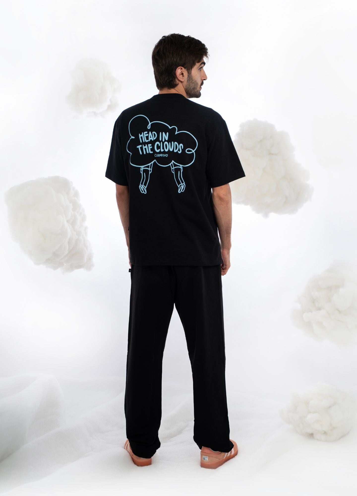 Clouds Oversized - Negro