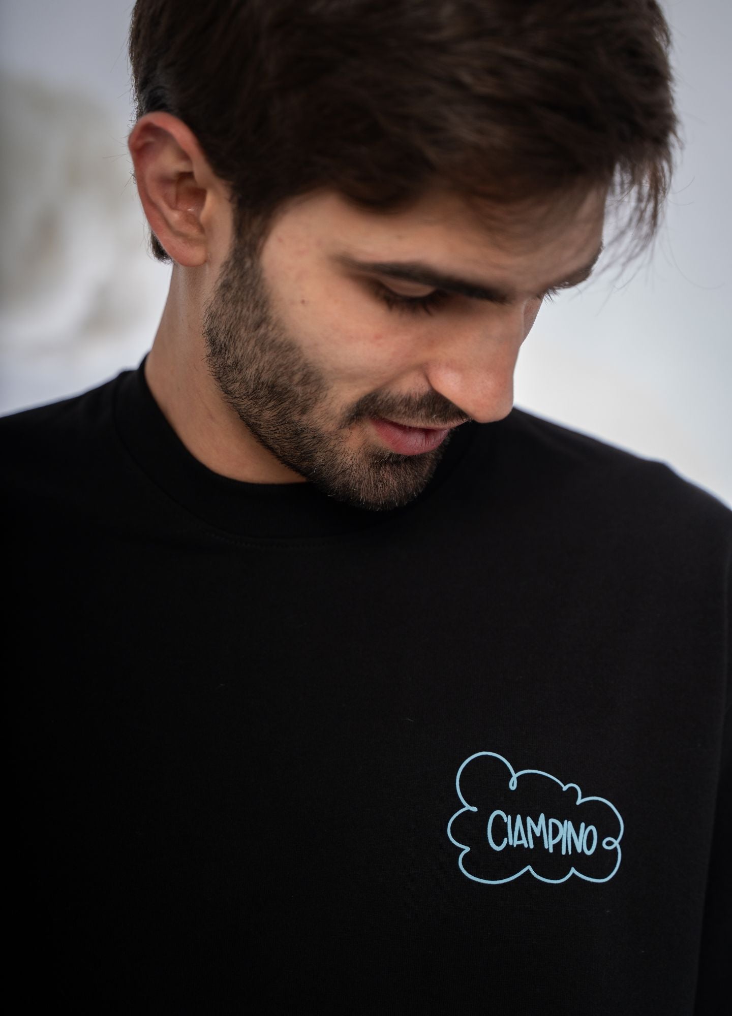 Clouds Oversized - Negro
