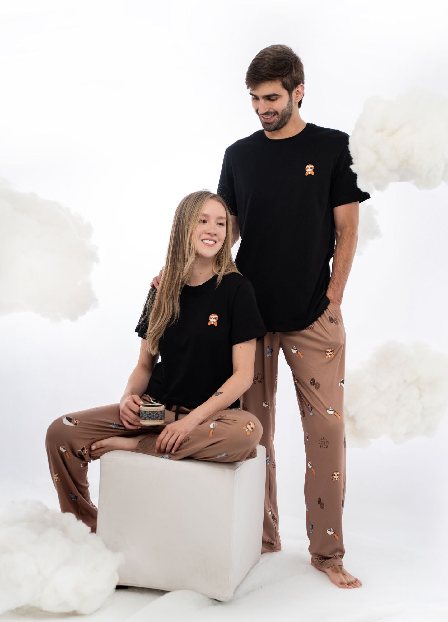 Conjunto Pantalón Cafecito - Café
