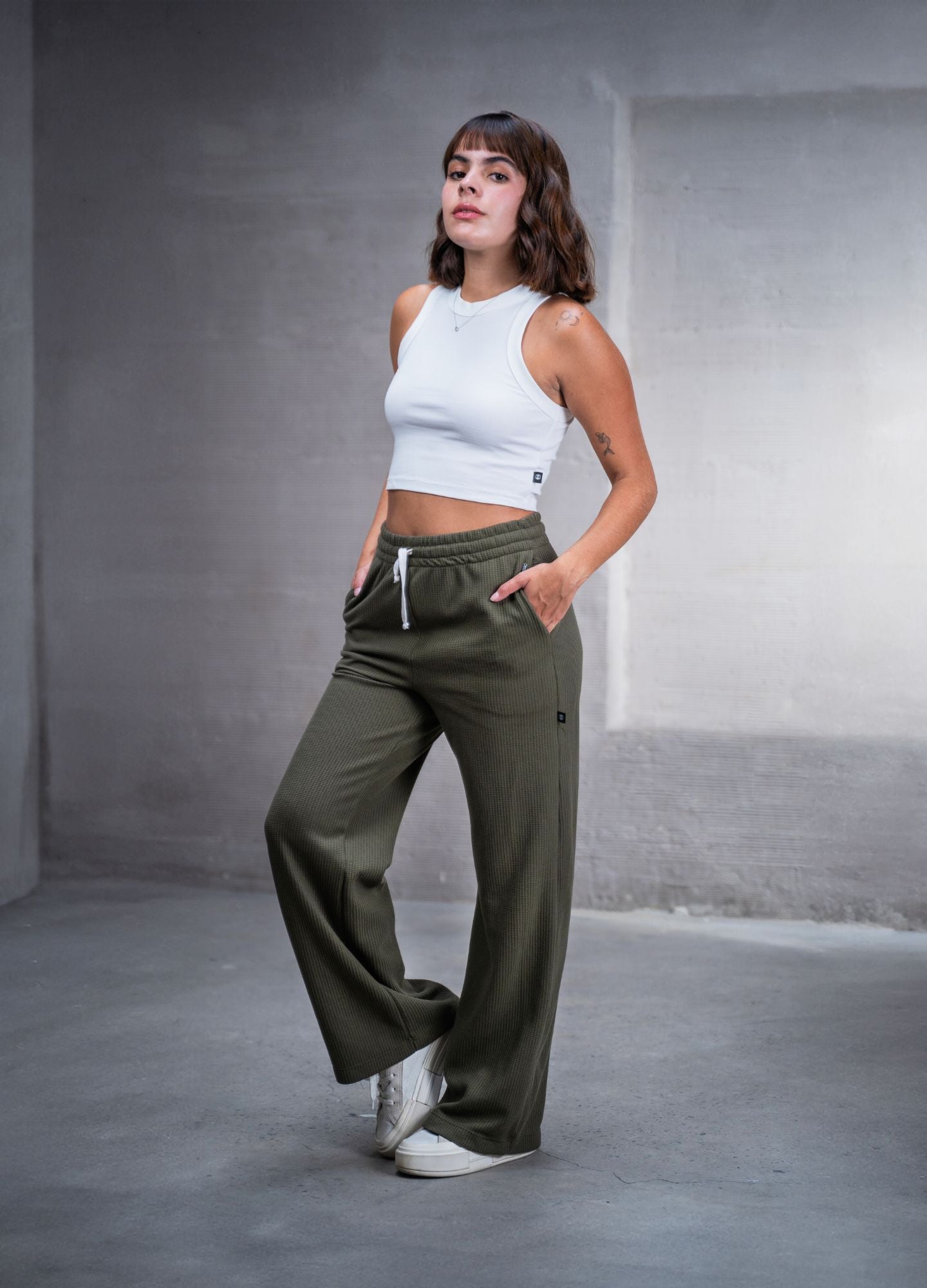 Pantalón Grid - Verde