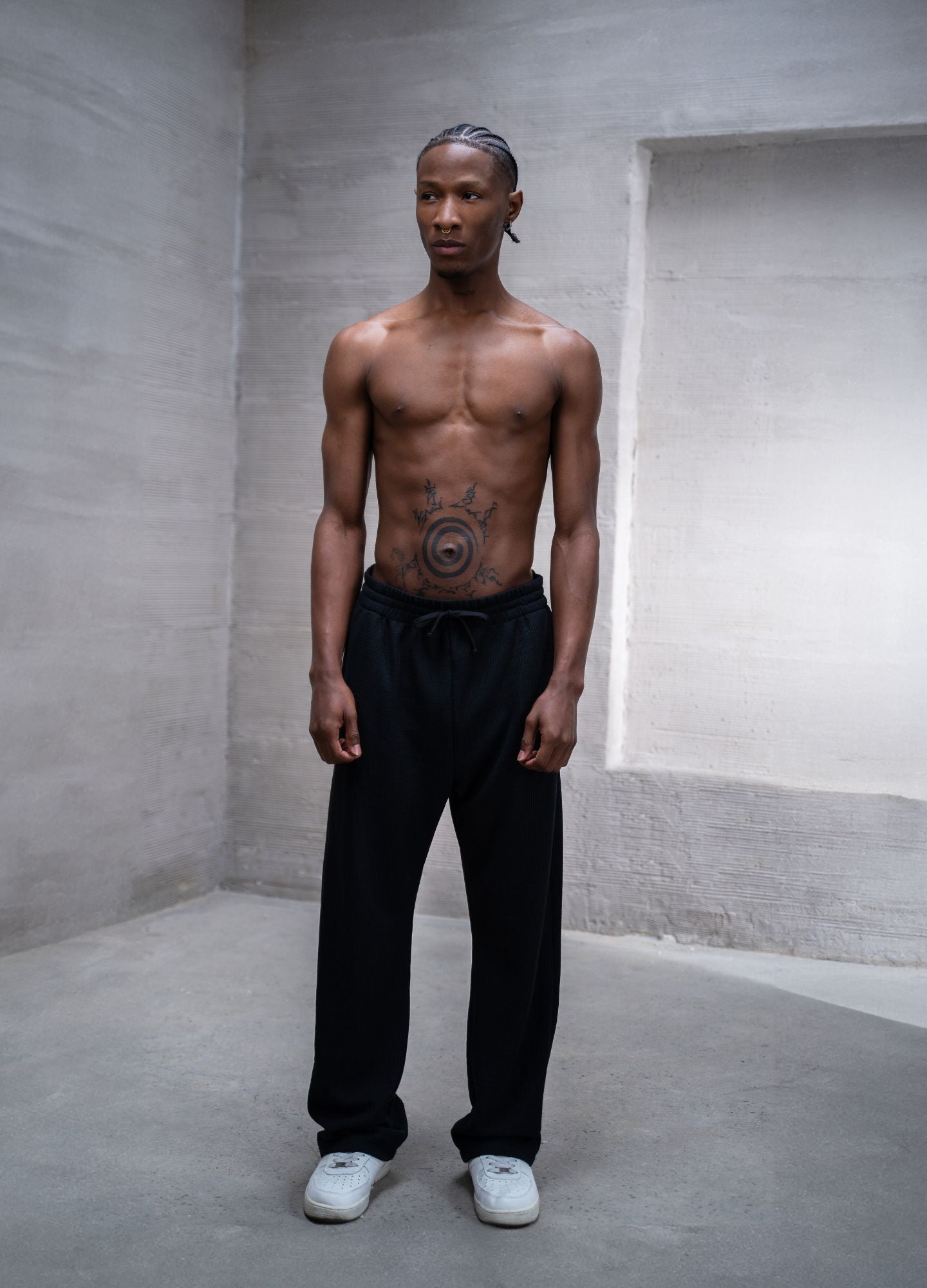 Pantalón Grid - Negro