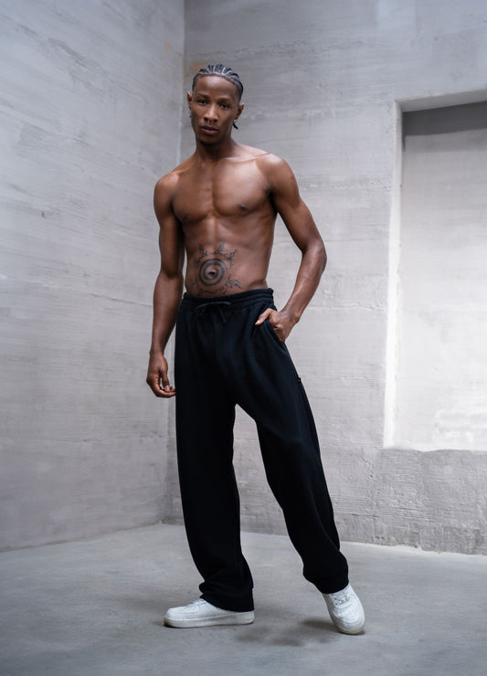 Pantalón Grid - Negro