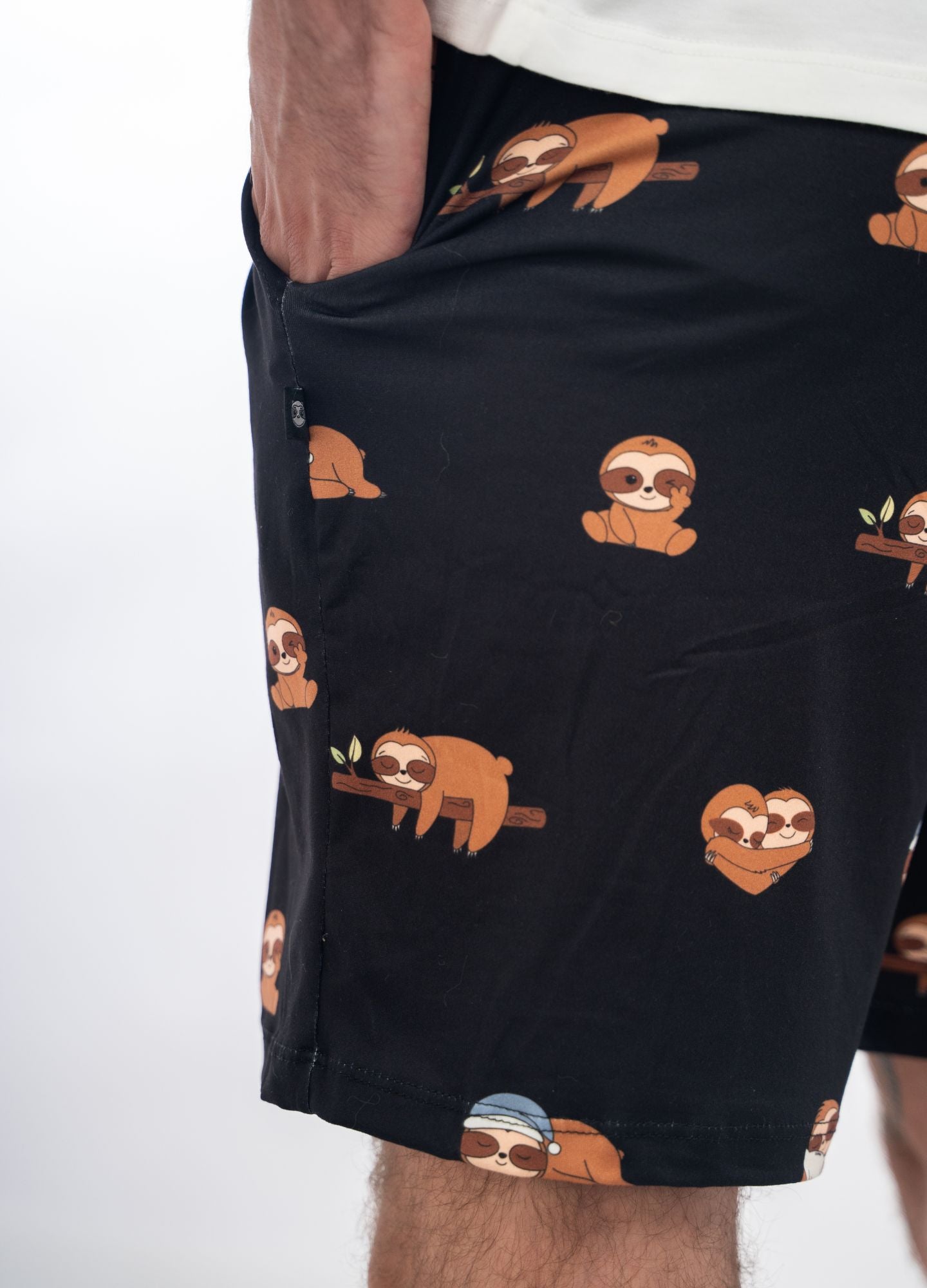 Conjunto Short Perezosos - Negro