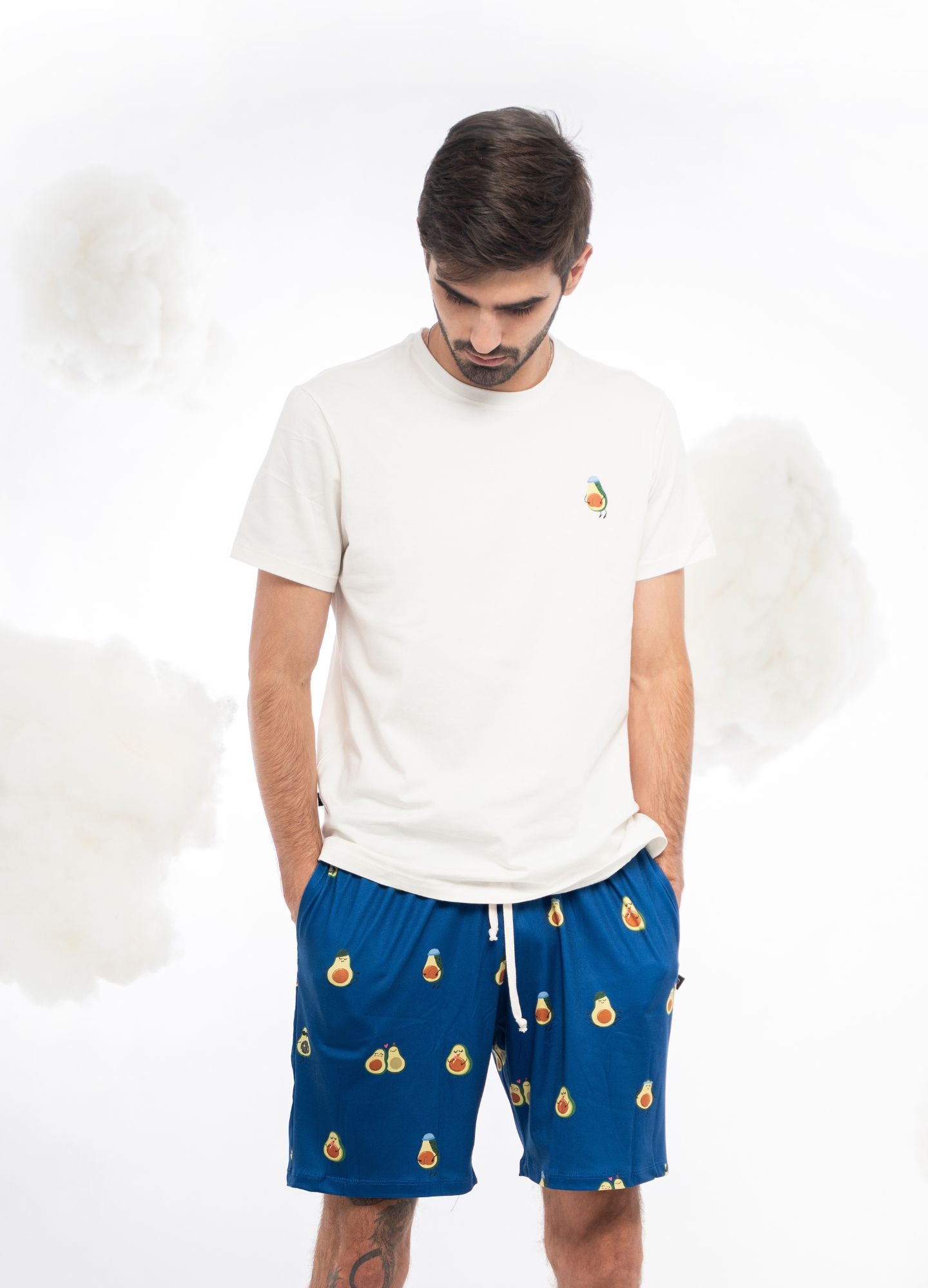 Conjunto Short Aguacate - Azul