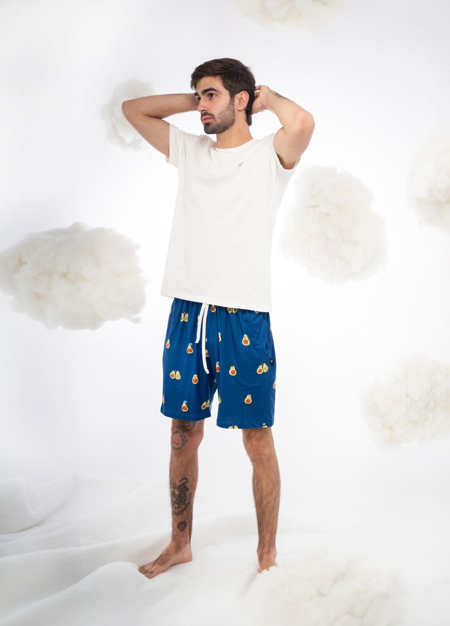 Conjunto Short Aguacate - Azul