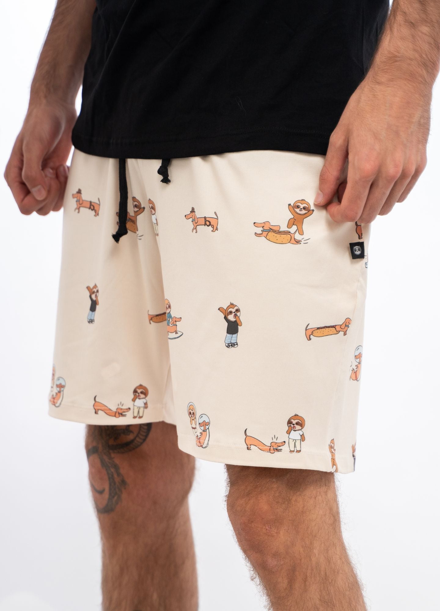 Conjunto Short Calle y Jero - Crema