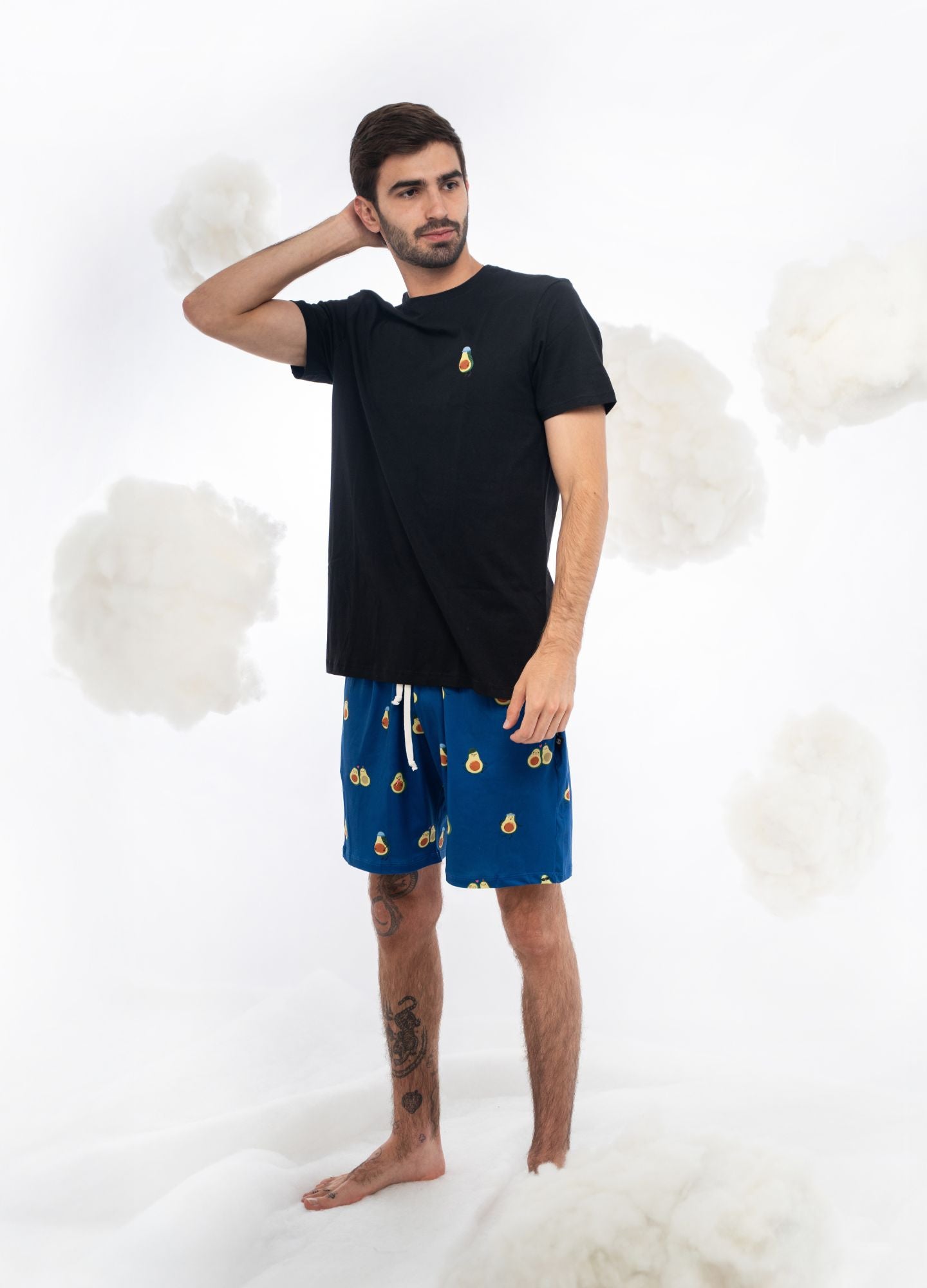 Conjunto Short Aguacate - Azul