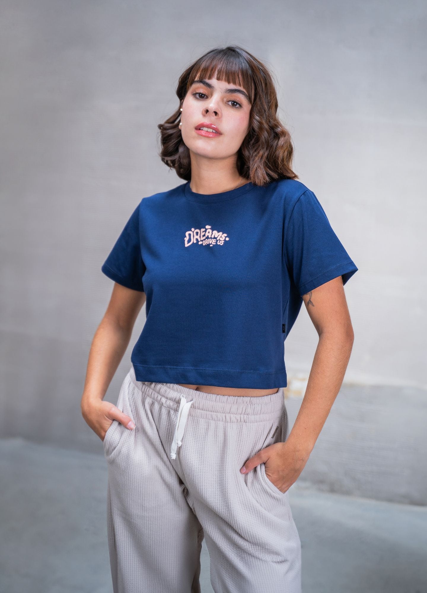 Dreams Crop Top – Azul