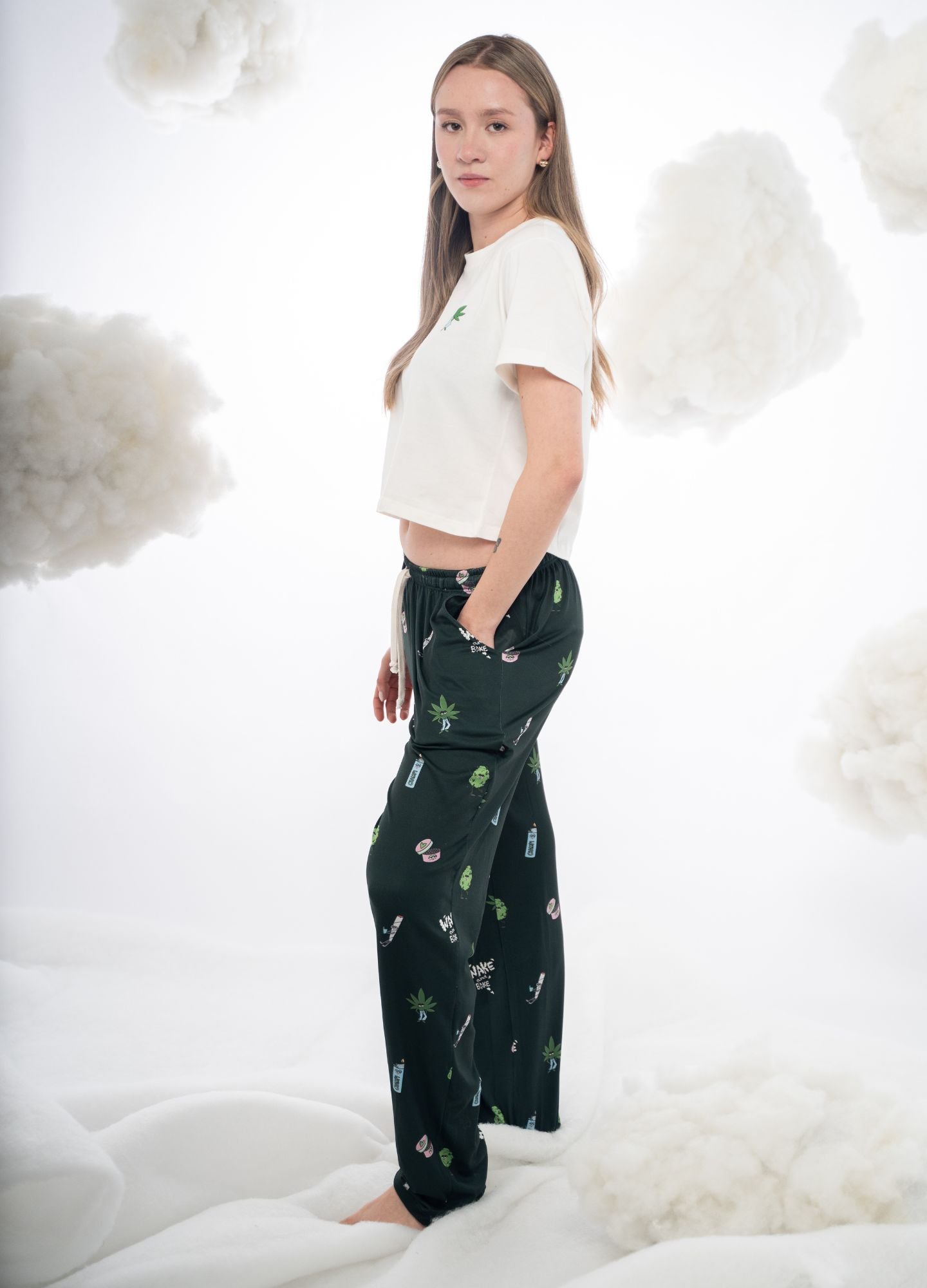 Conjunto Pantalón Weed - Verde