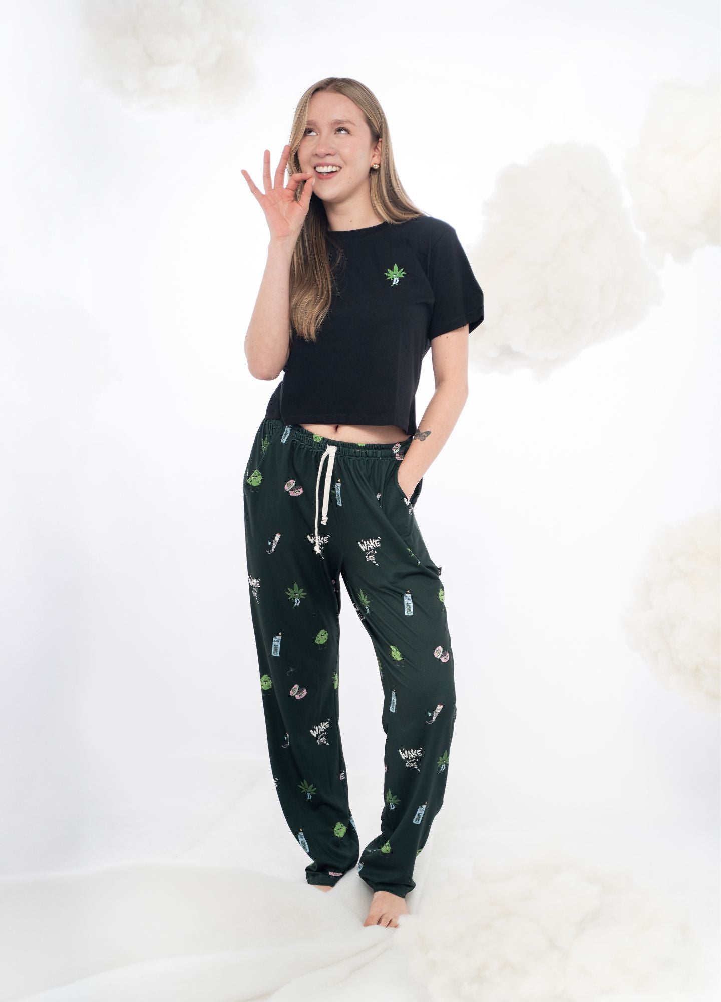 Conjunto Pantalón Weed - Verde