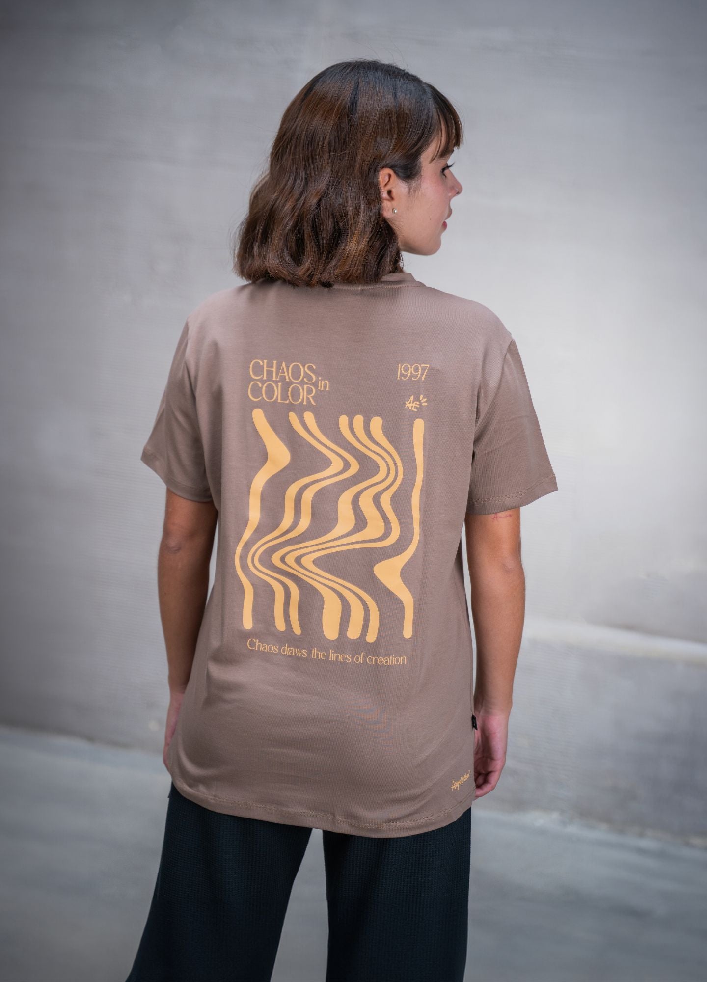 Camiseta Lines – Taupe