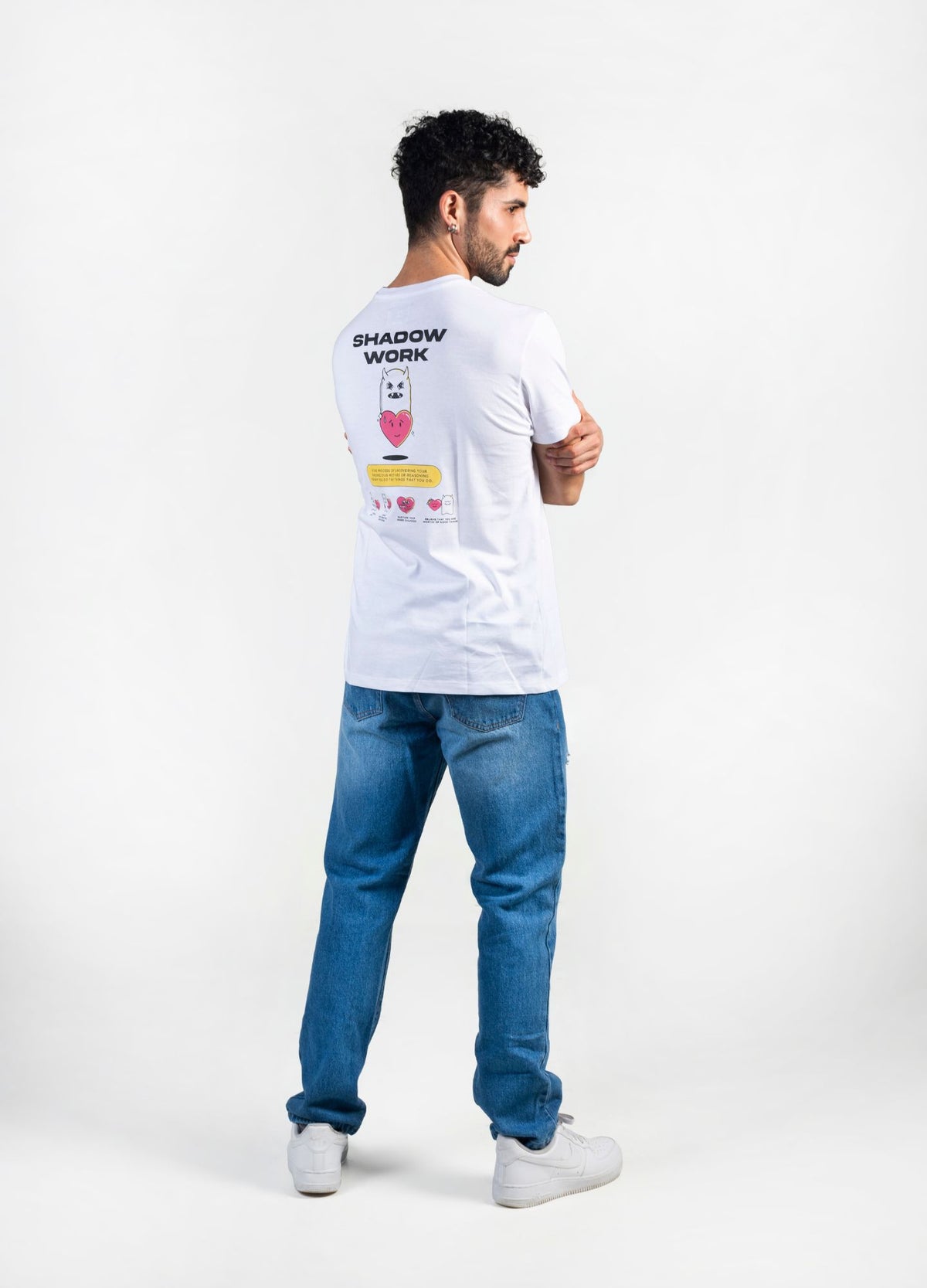 Shadow work Camiseta Regular – Blanco - CIAMPINO