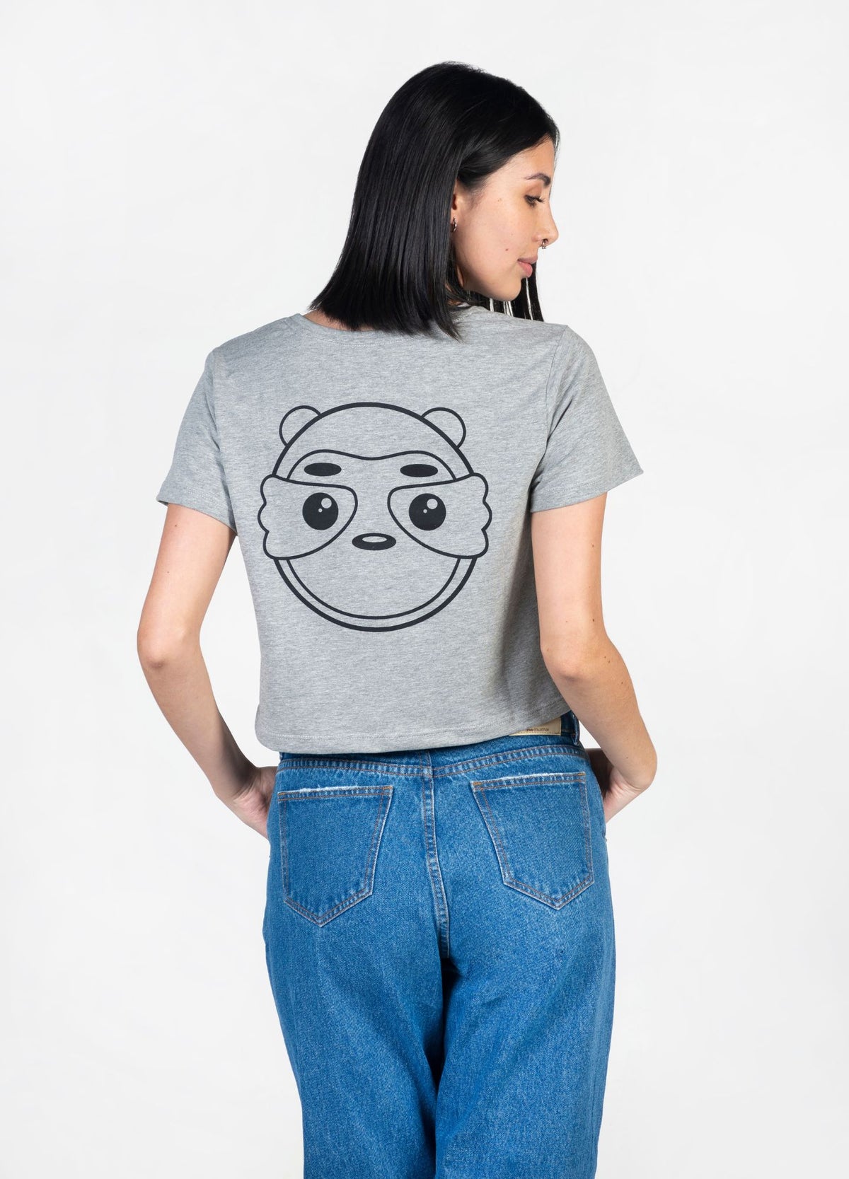 Perezoso Crop Top – Gris - CIAMPINO