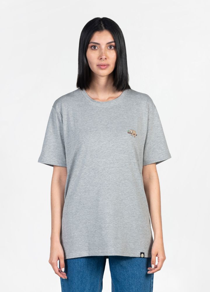 Basic Ciampino Camiseta Oversized – Gris - CIAMPINO