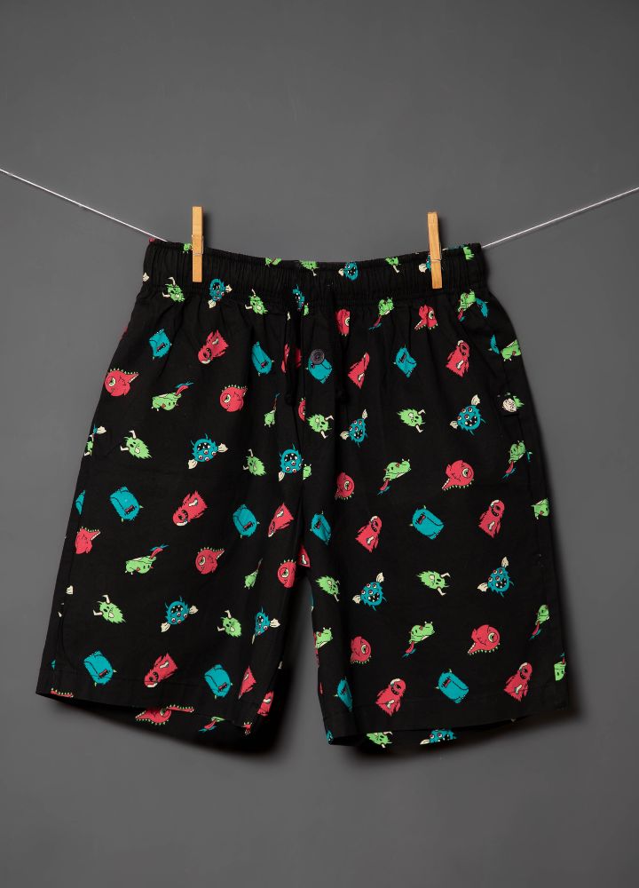 Short Monstruos – Negro - CIAMPINO