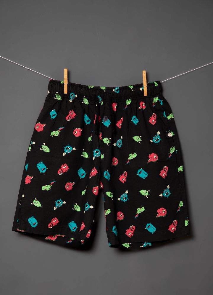 Short Monstruos – Negro - CIAMPINO