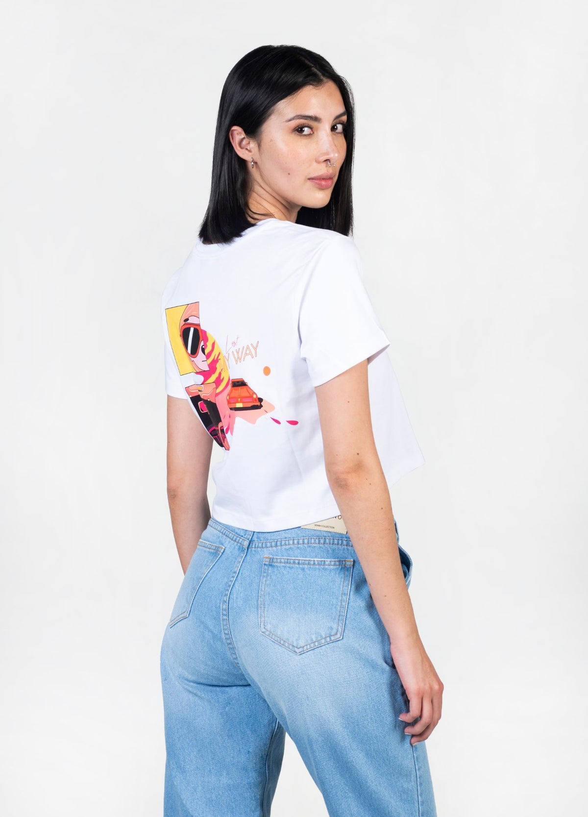 Road Trip Crop Top – Blanco - CIAMPINO