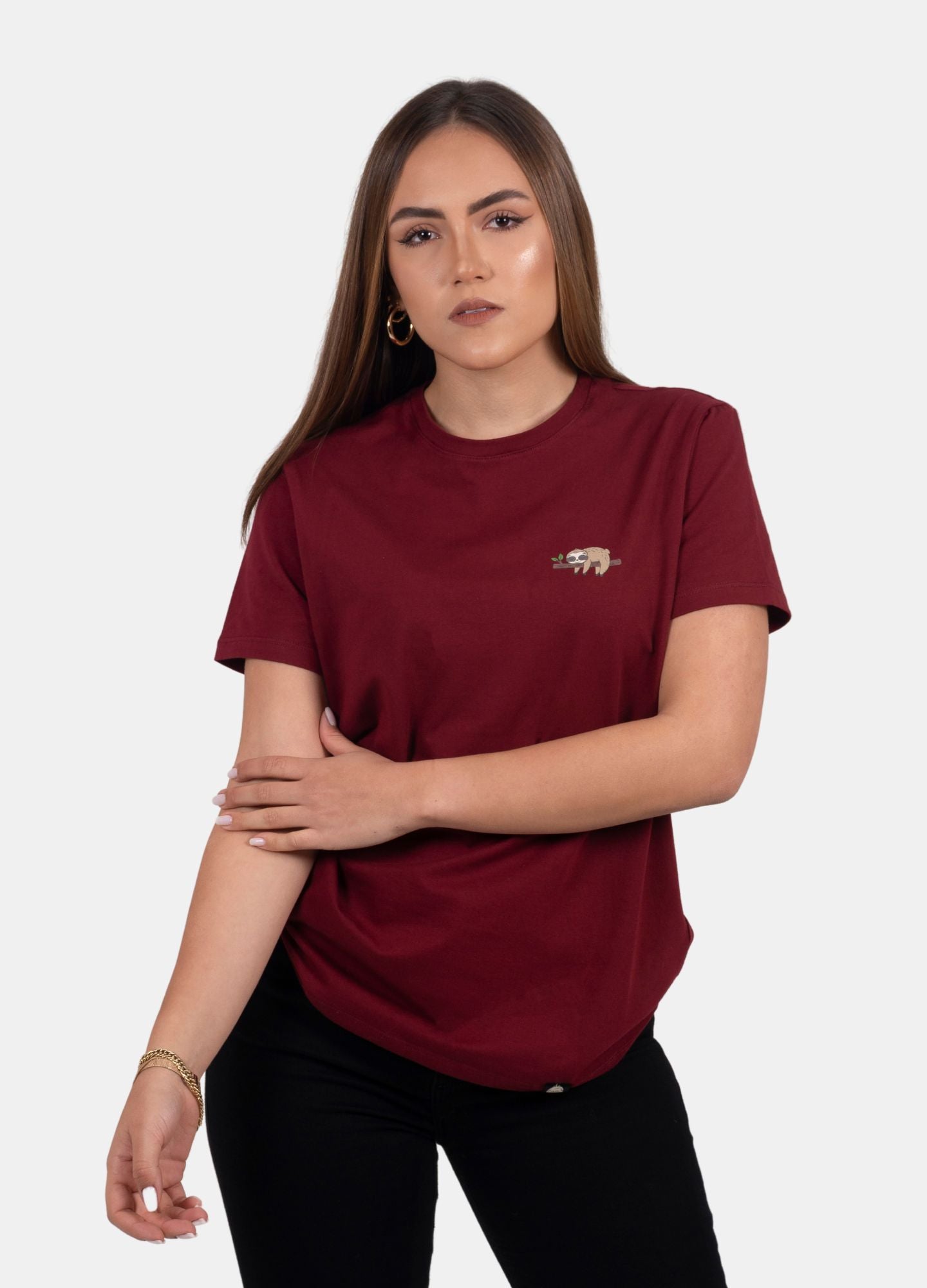 Basic Ciampino Camiseta Regular – Vinotinto - CIAMPINO