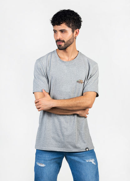 Basic Ciampino Camiseta Oversized – Gris - CIAMPINO