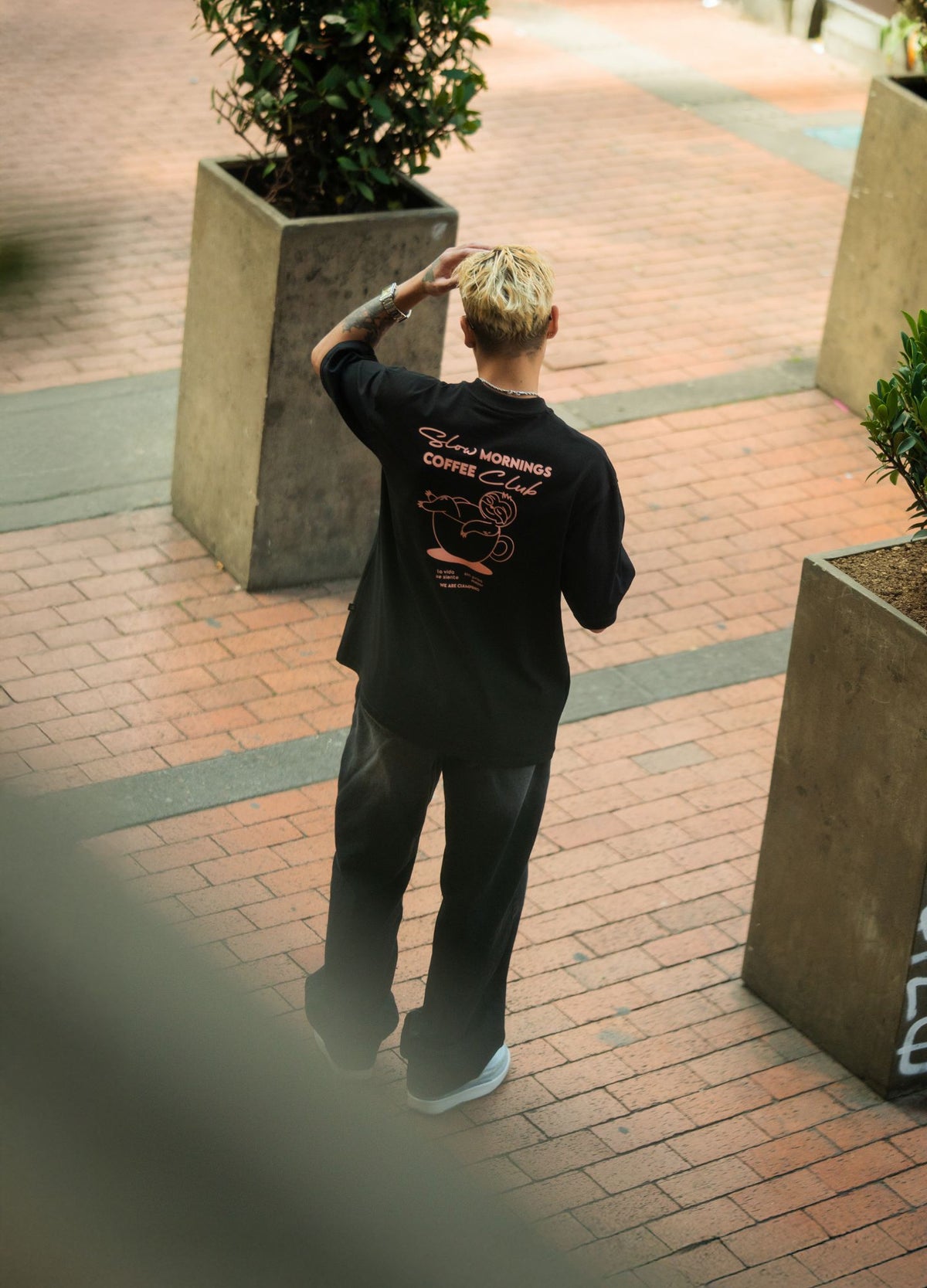 Coffee Club Oversized - Negro - CIAMPINO