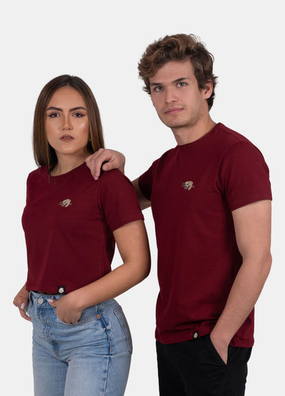 Basic Ciampino Camiseta Regular – Vinotinto - CIAMPINO