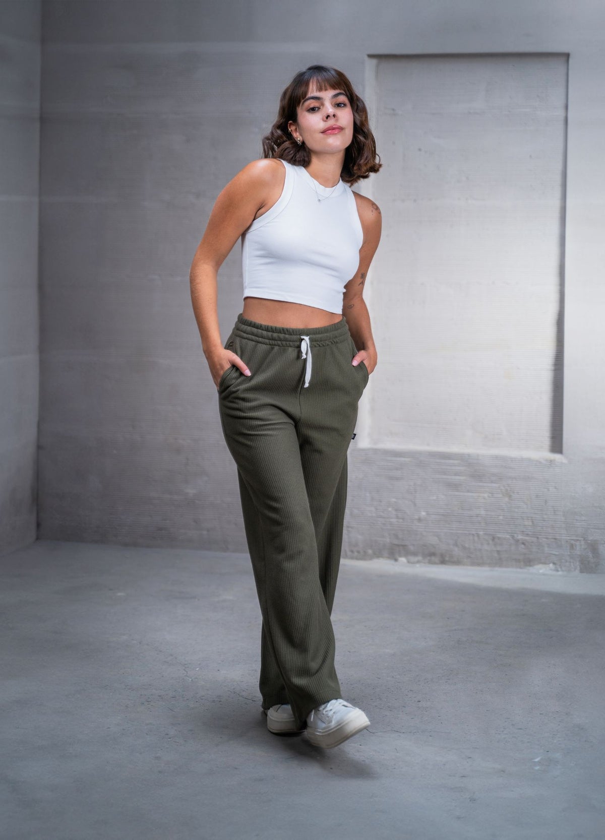 Pantalón Grid - Verde - CIAMPINO