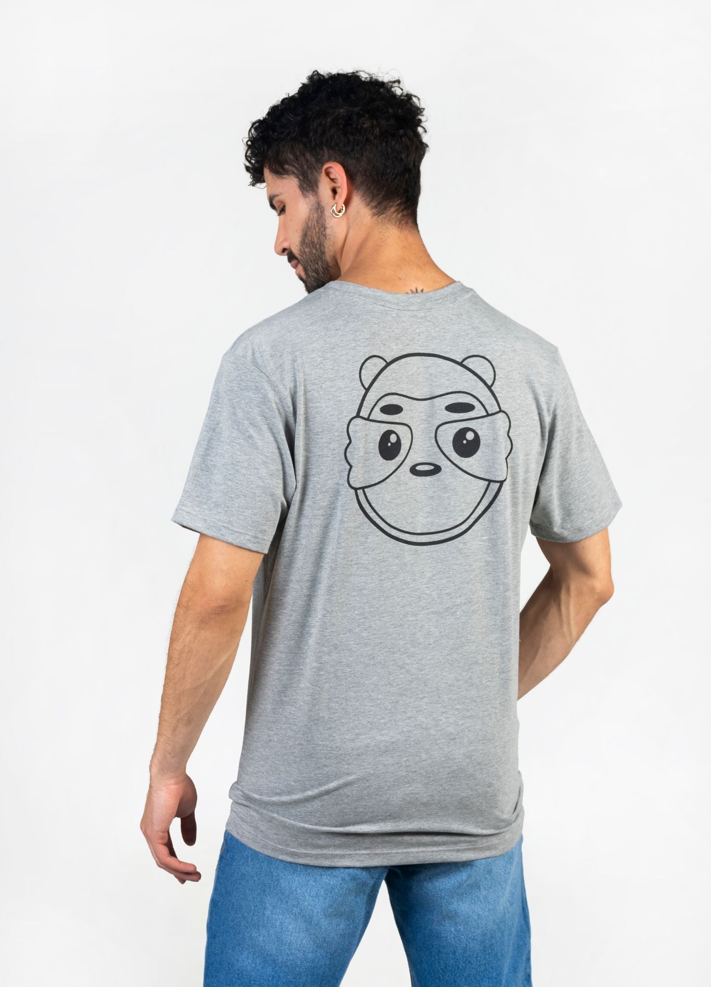 Perezoso Camiseta Oversized – Gris - CIAMPINO