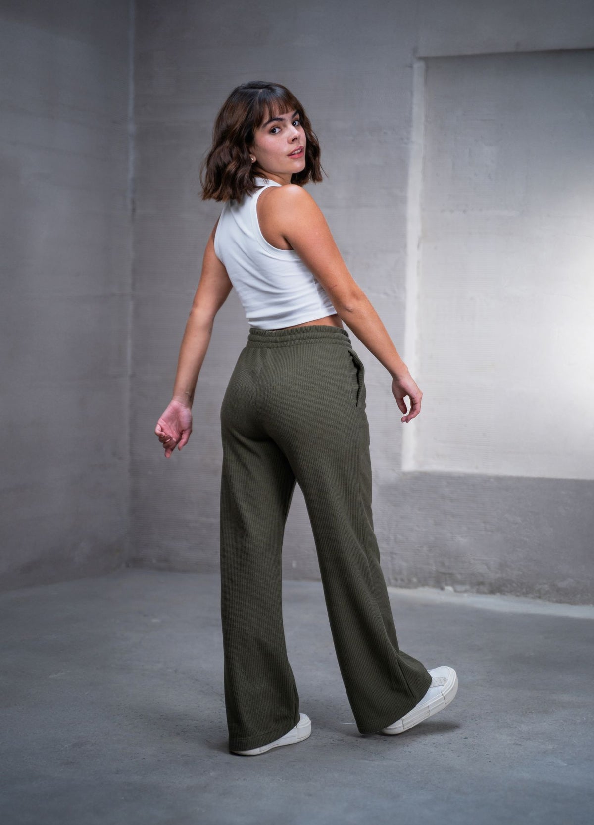 Pantalón Grid - Verde - CIAMPINO