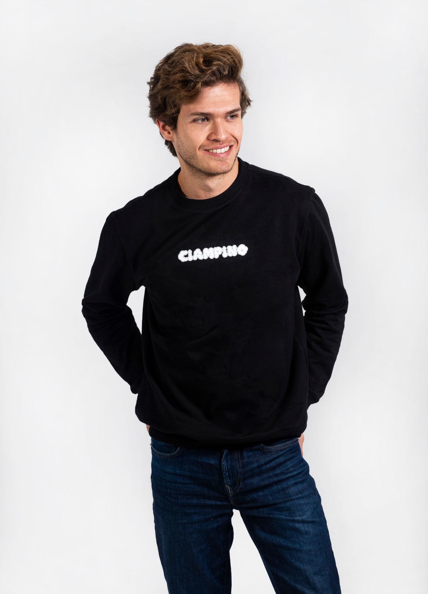 Ciampino Crewneck – Negro - CIAMPINO