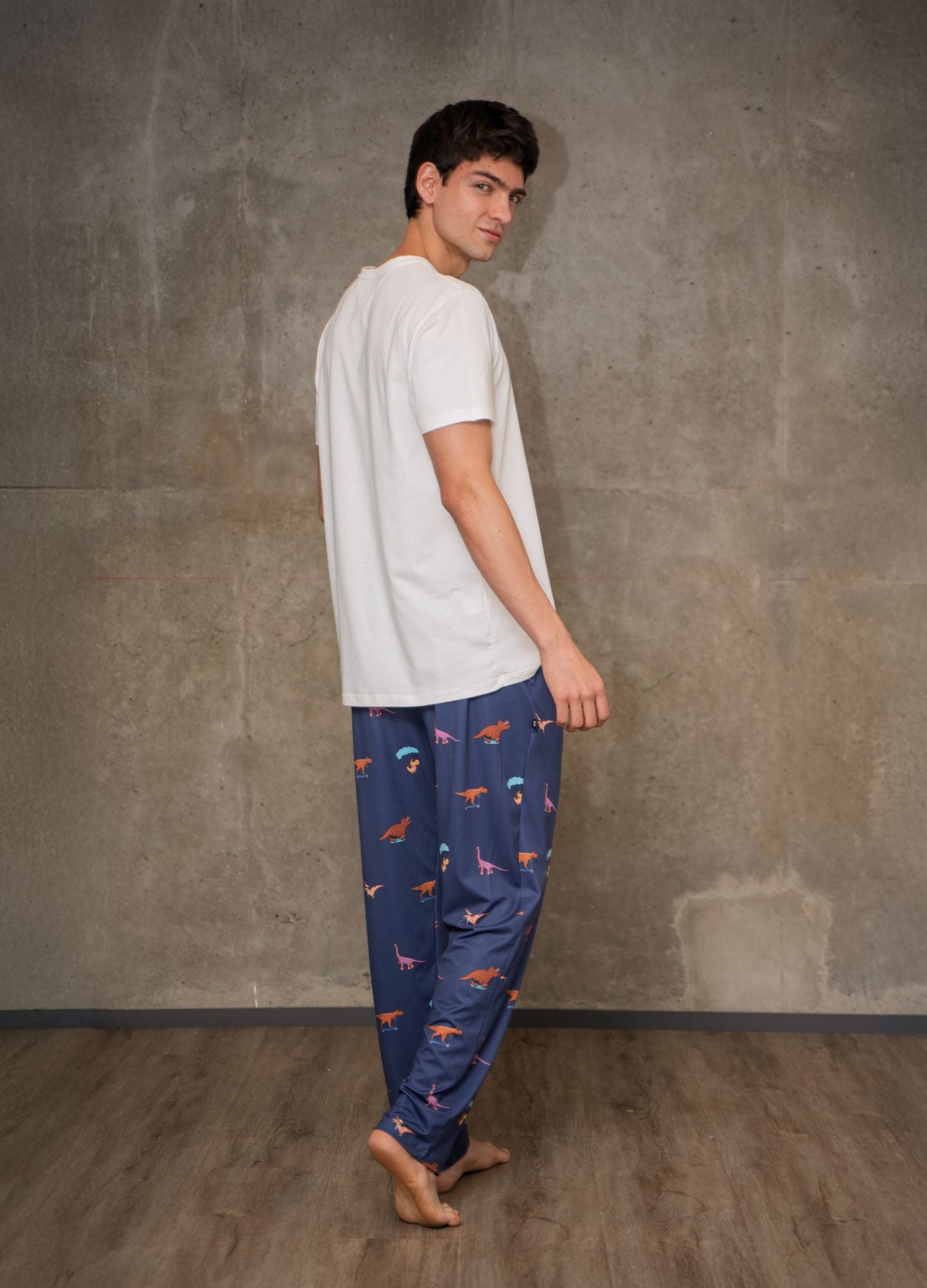 Conjunto Pantalón Dinos - Azul