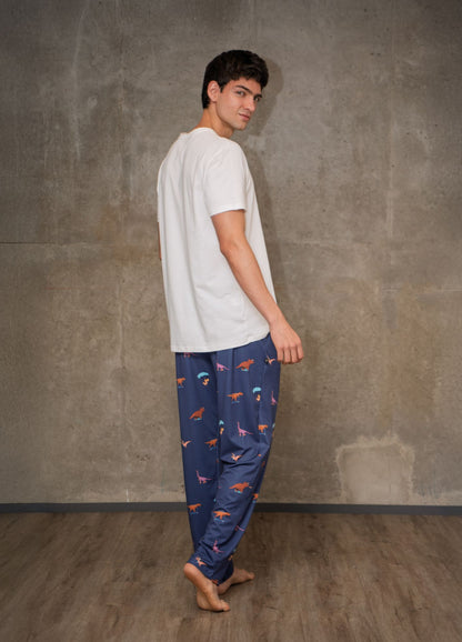 Conjunto Pantalón Dinos - Azul