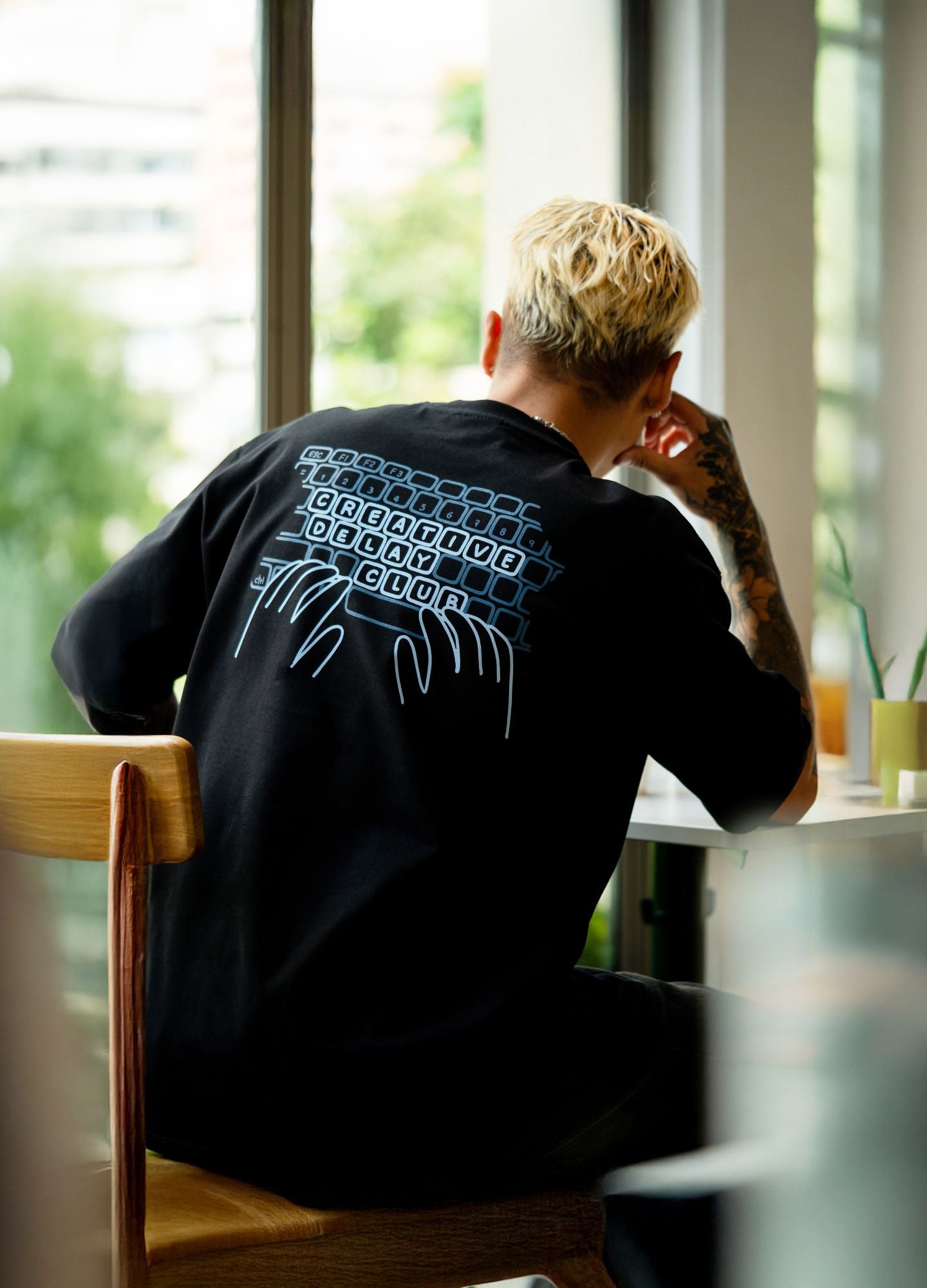 Delay Club Oversized - Negro