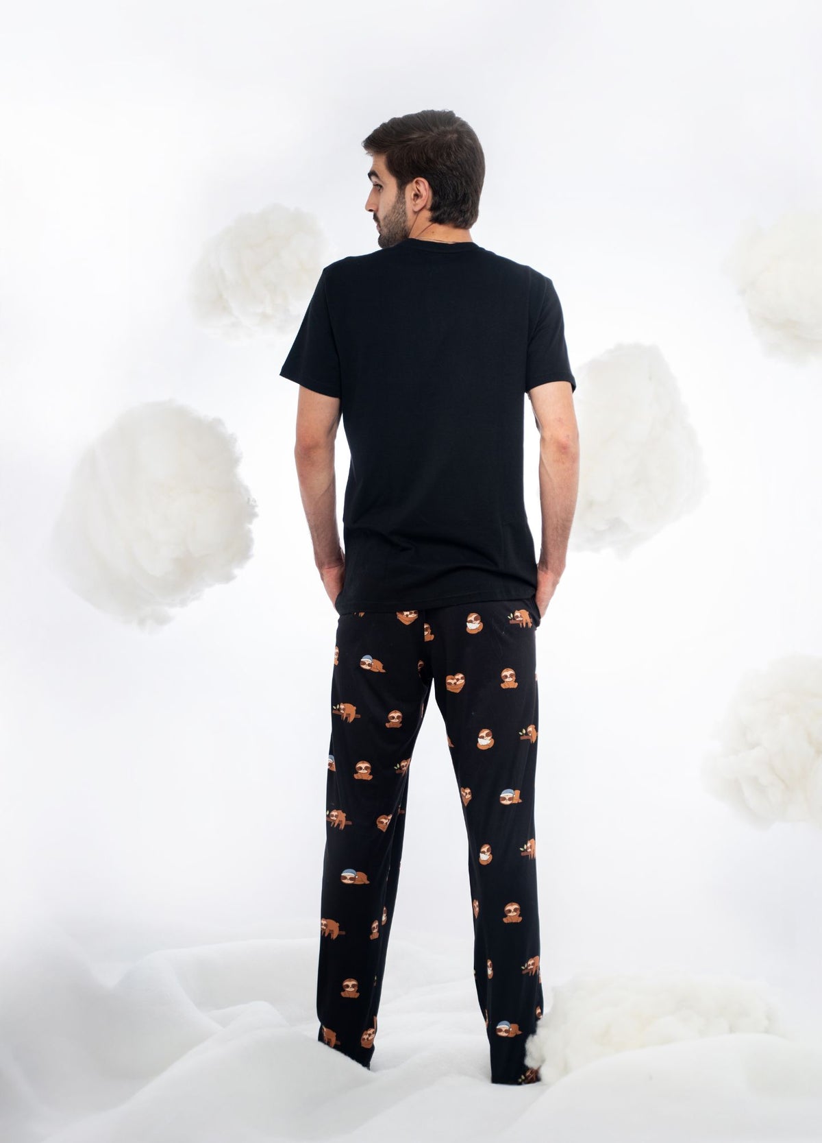 Conjunto Pantalón Perezosos - Negro - CIAMPINO