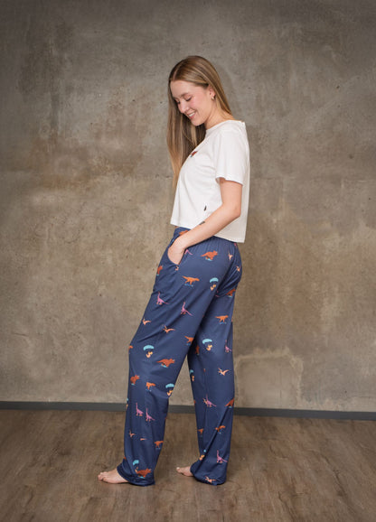 Conjunto Pantalón Dinos - Azul