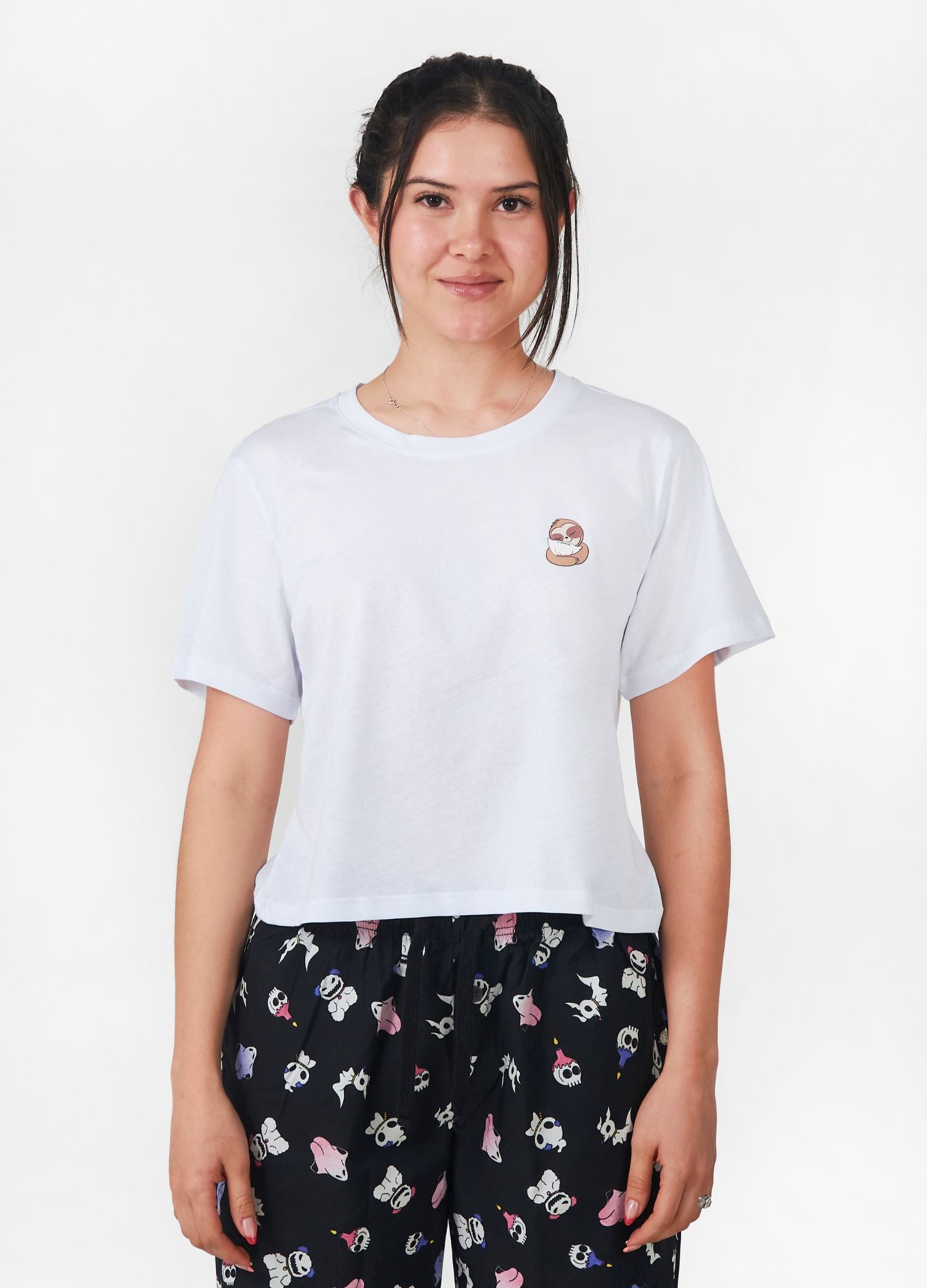 PJS Almohada Crop Top – Blanco