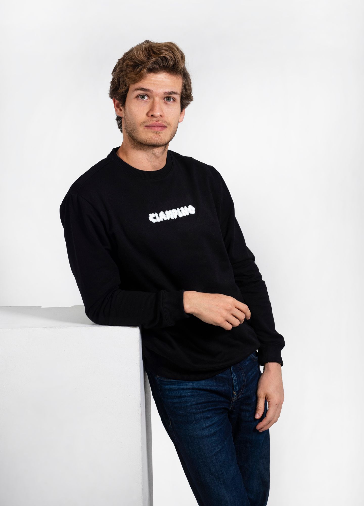 Ciampino Crewneck – Negro - CIAMPINO