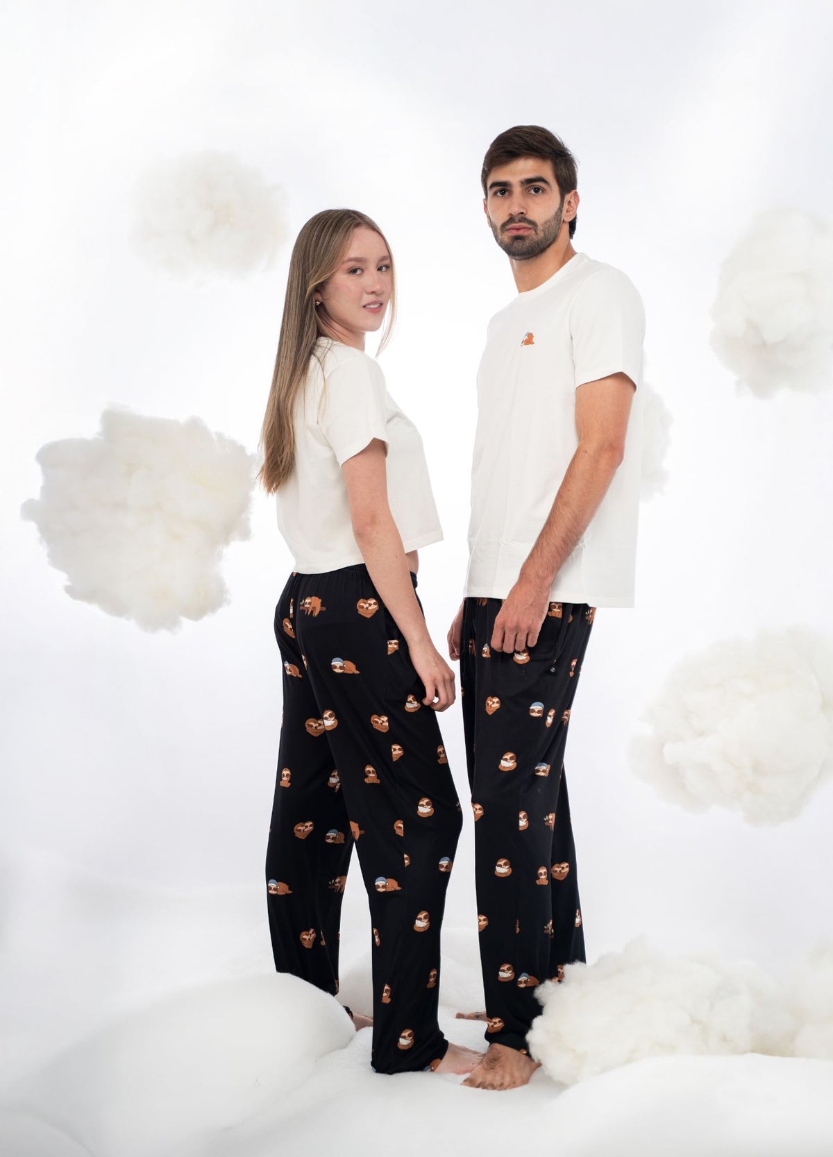 Conjunto Pantalón Perezosos - Negro - CIAMPINO