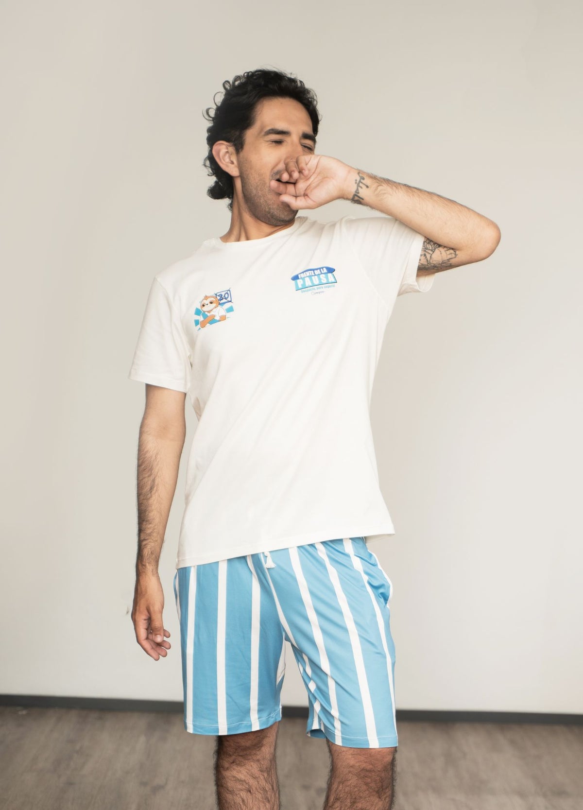 Conjunto Short Frente de la pausa - CIAMPINO